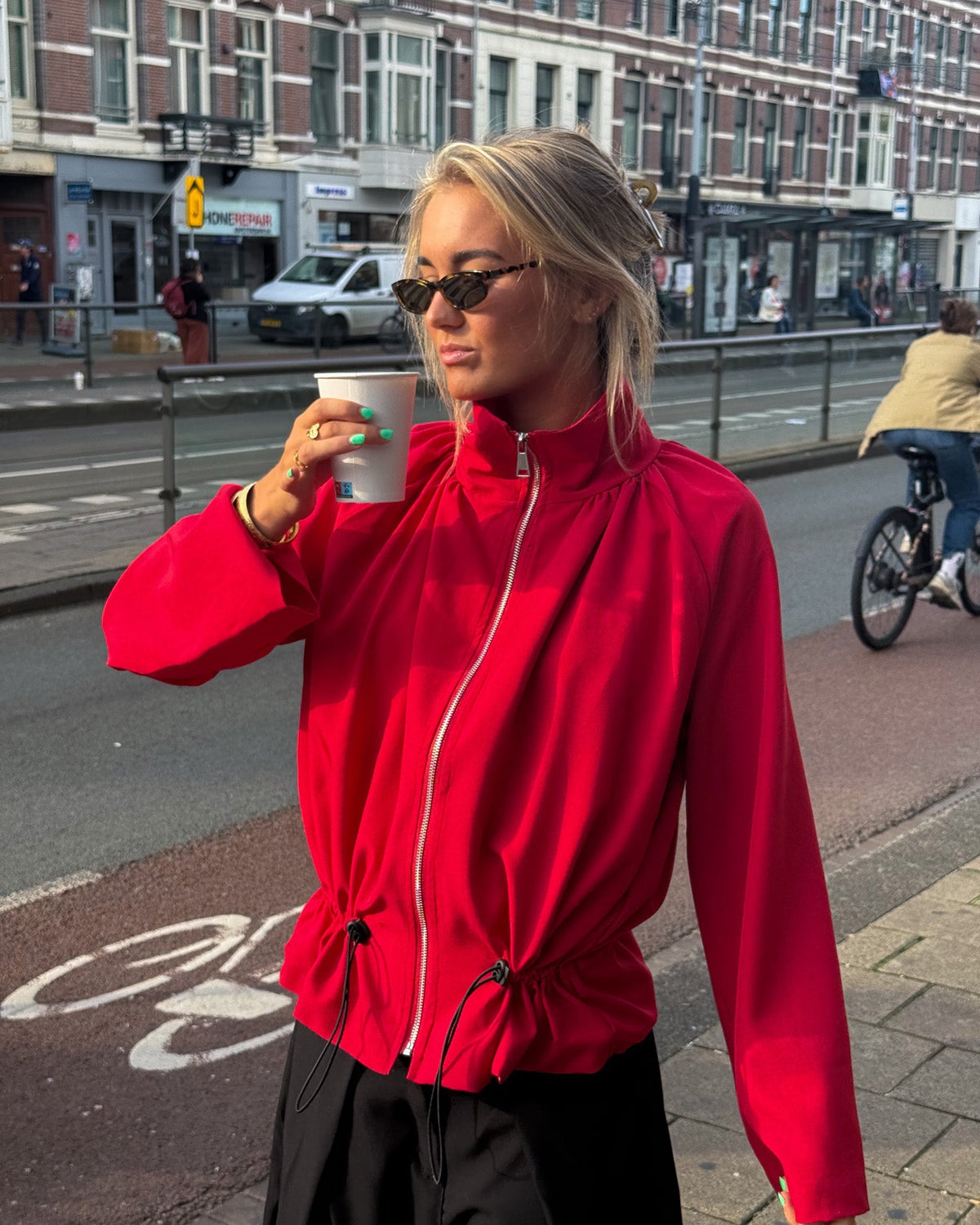 Amaya Jacket | Red