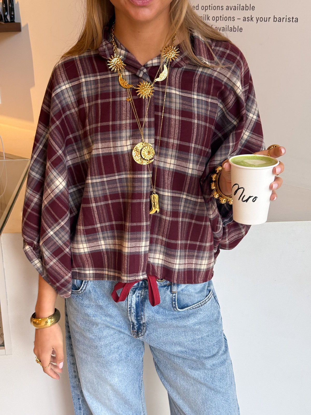 Coos Ruit Blouse | Bordeaux