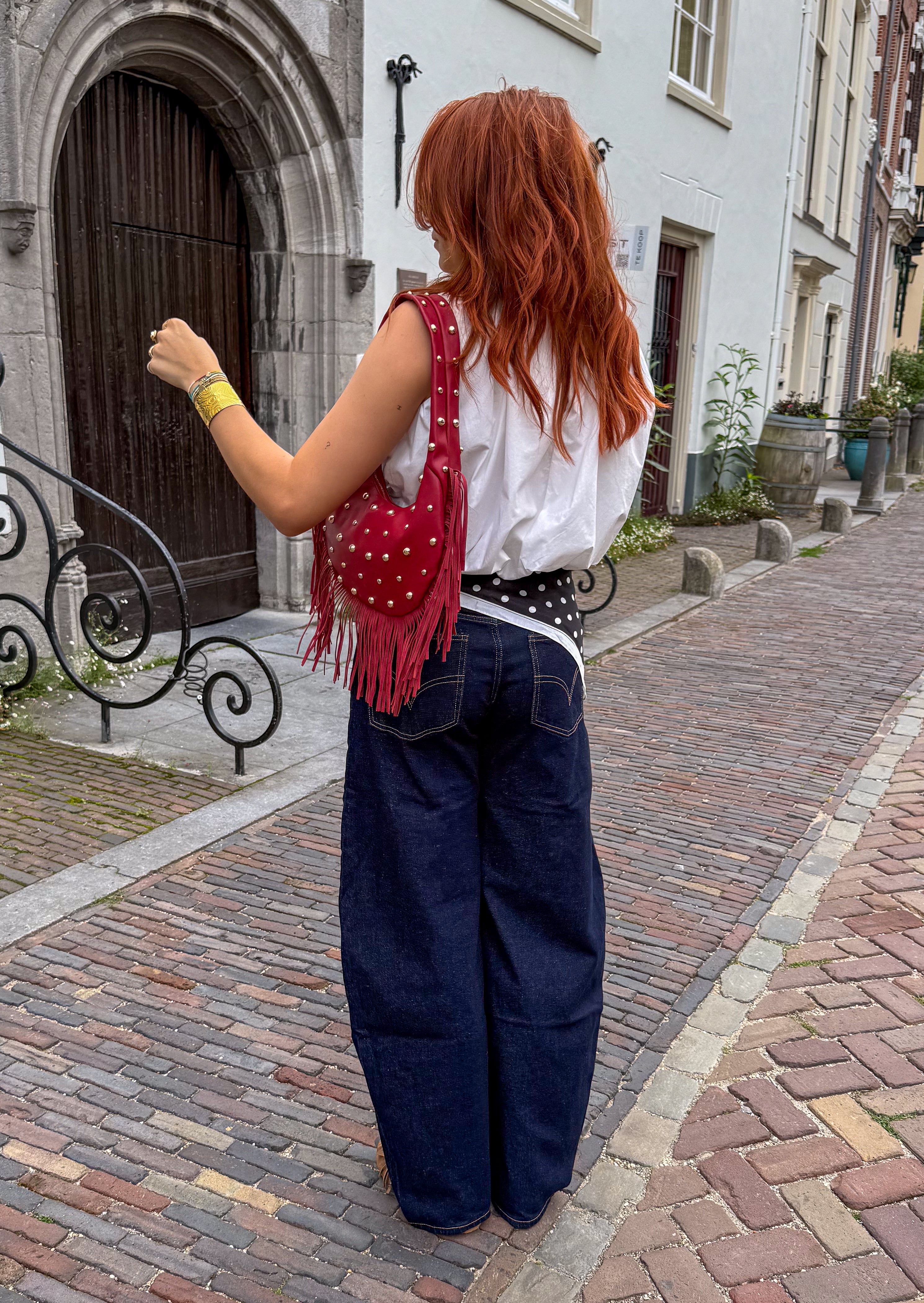 Baggy Balloon Fit Jeans Midnight Blue