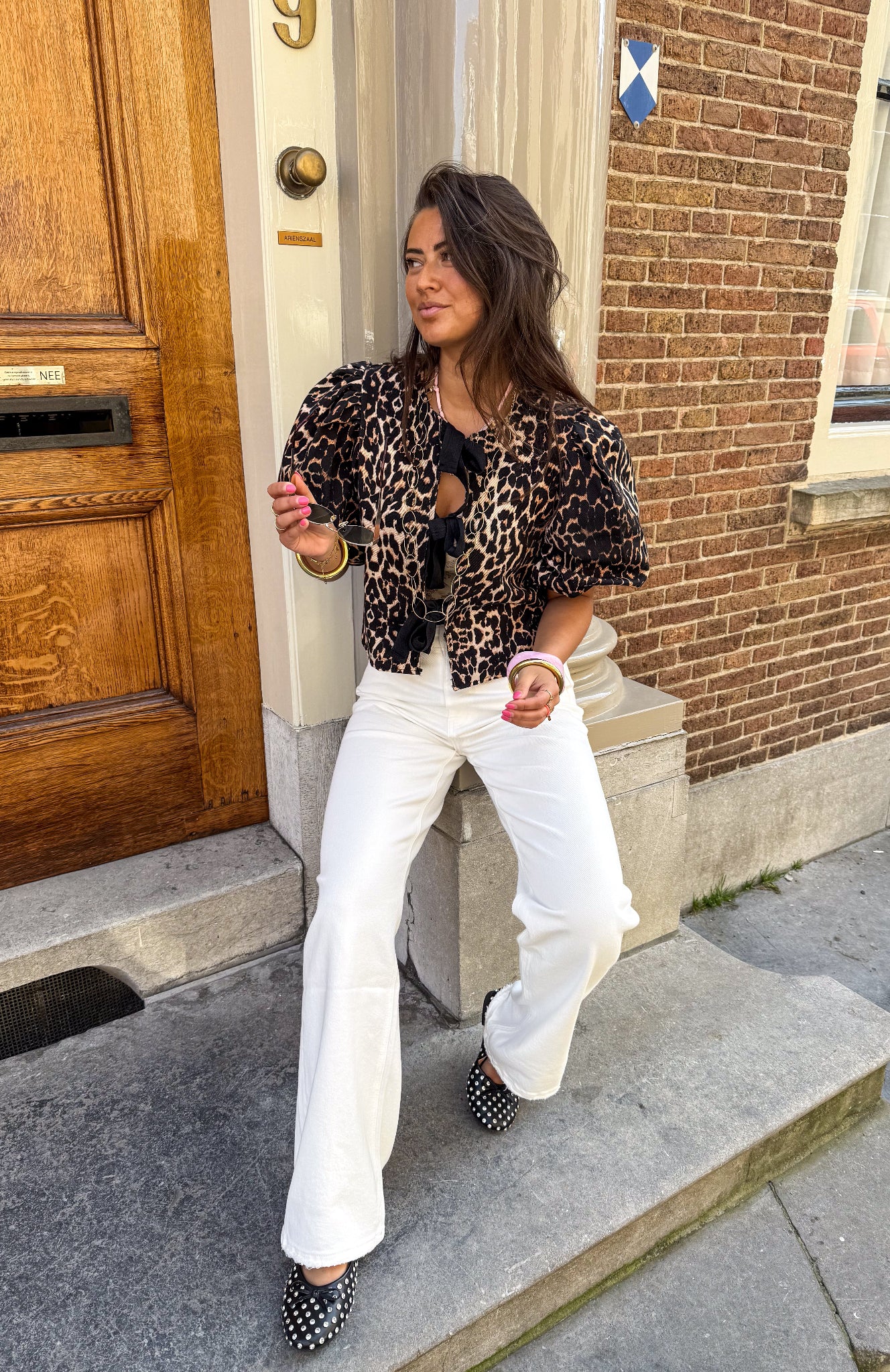 Bruna Straight Leg Jeans White