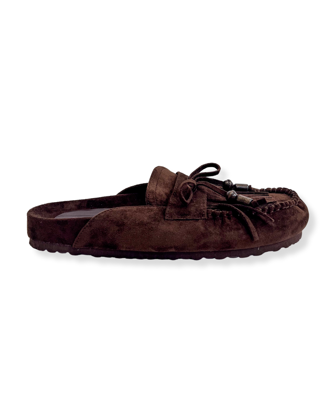 Fringe Loafers Brown