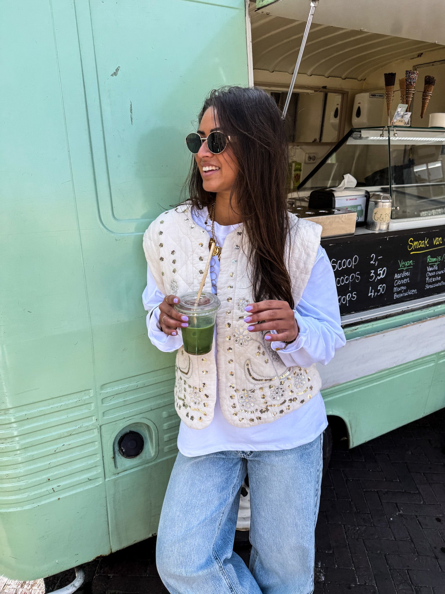 Gael Gilet Creme