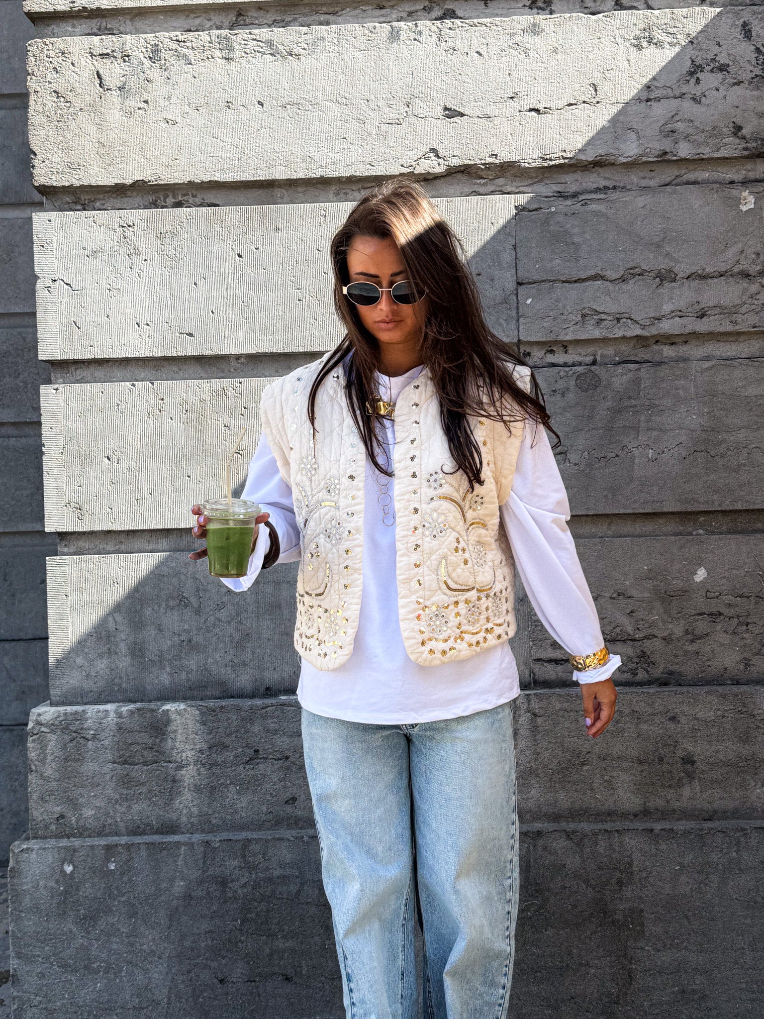 Gael Gilet Creme