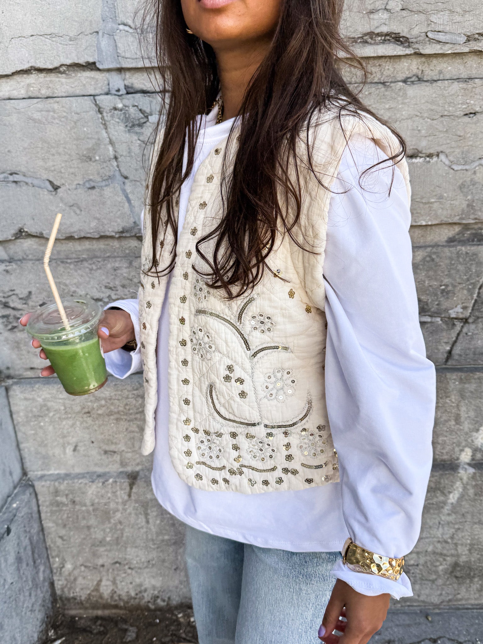 Gael Gilet Creme