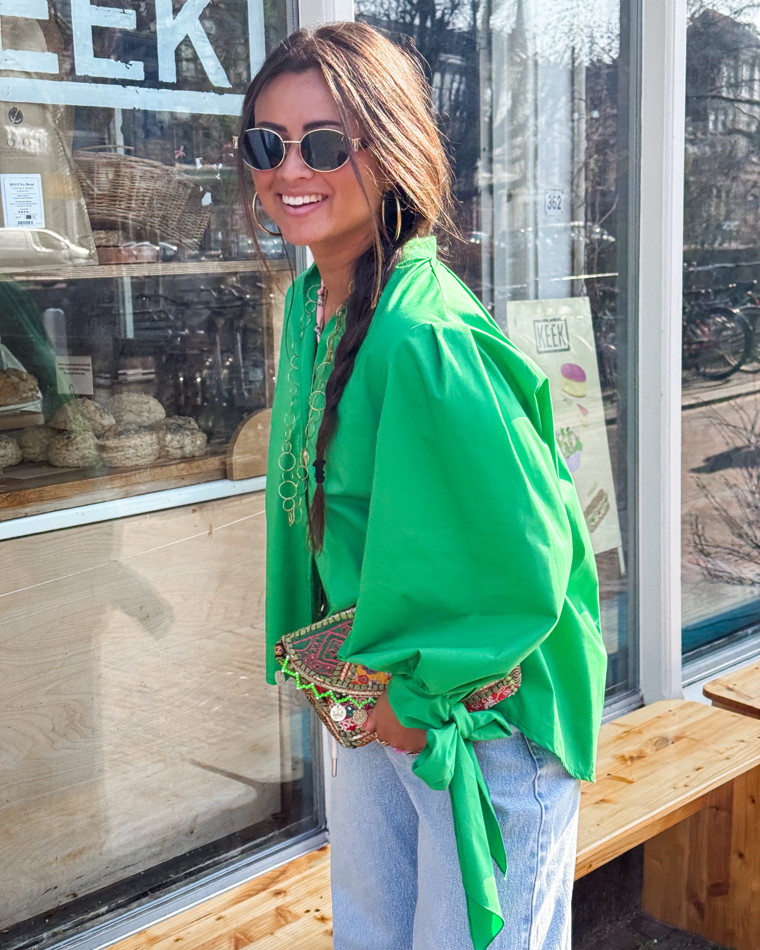 Reims Blouse Green