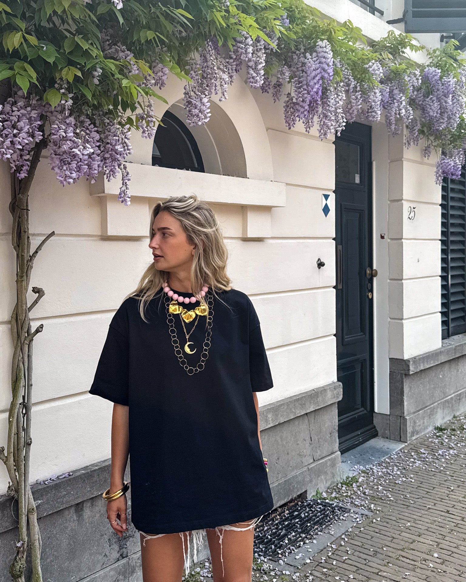 Jaimie Oversized Shirt Zwart