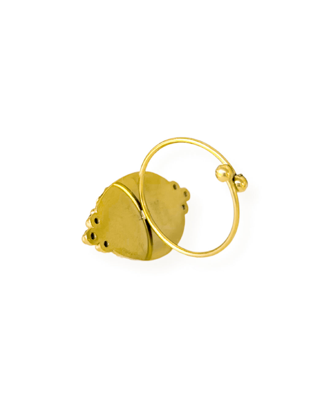 Little Mermaid Ring Shell Gold