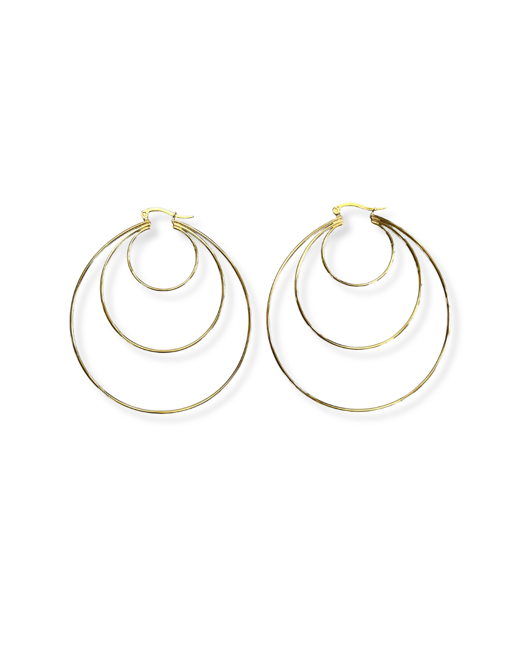 Round and Round Oorbellen | Gold
