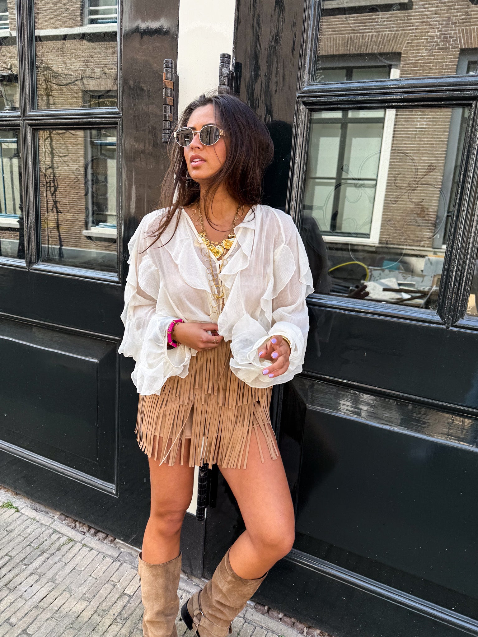Manuela Blouse Creme