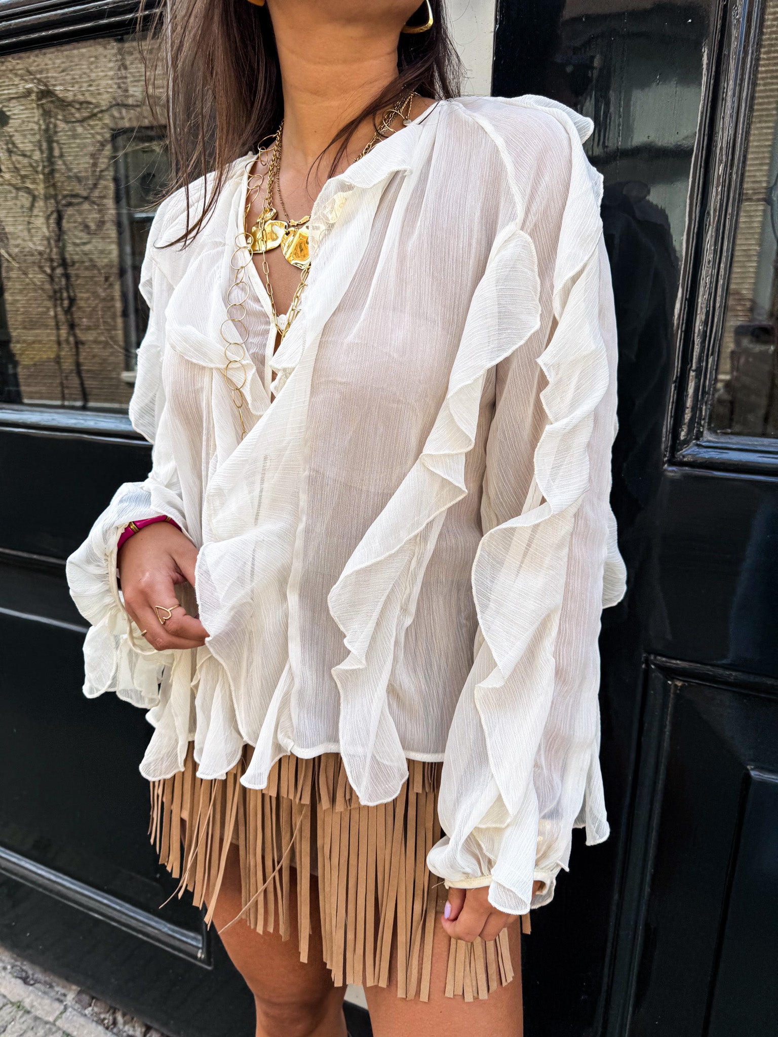Manuela Blouse Creme