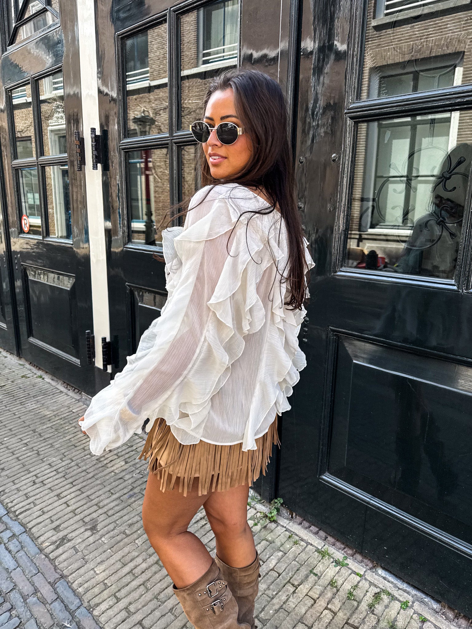 Manuela Blouse Creme