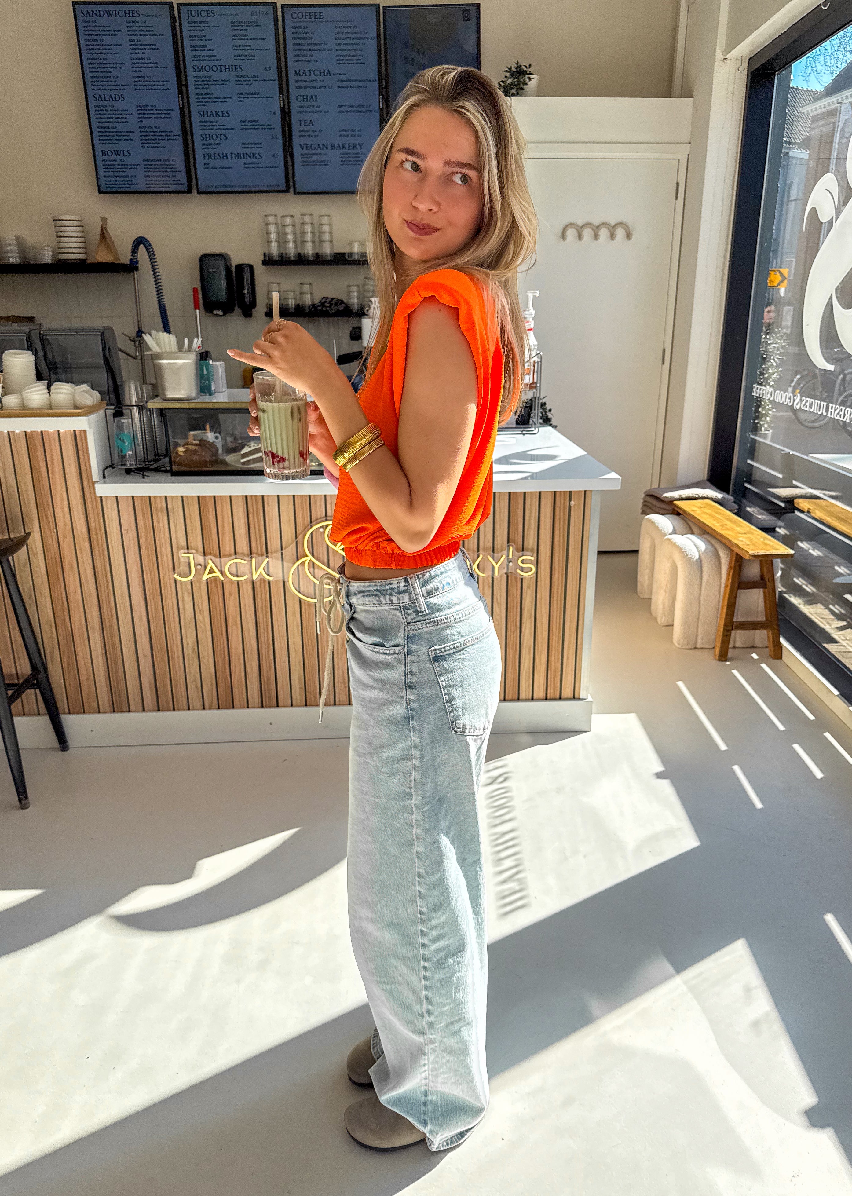 Milou Top Orange