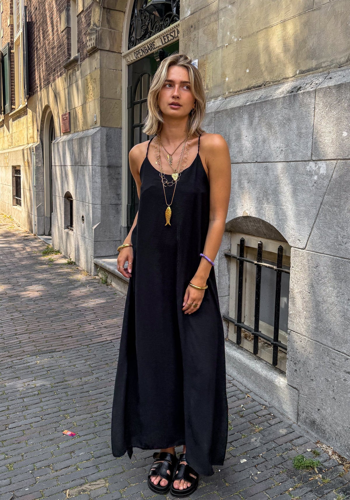 Olvidarte Jurk | Black