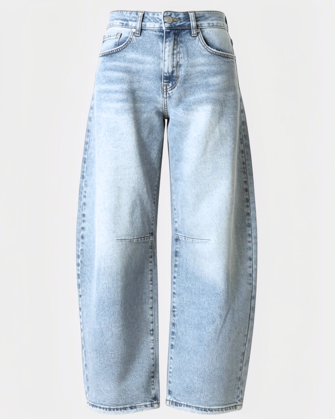Baggy Balloon Fit Jeans Blue