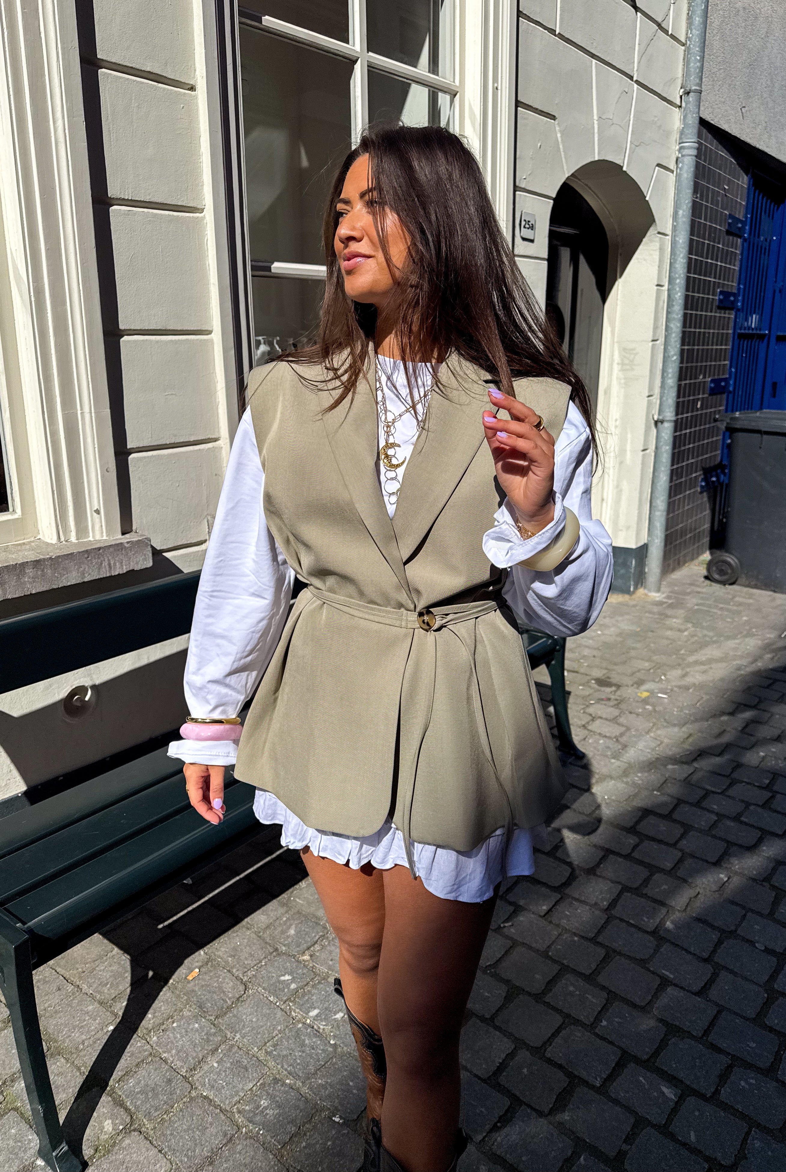 Posie Gilet Kaki
