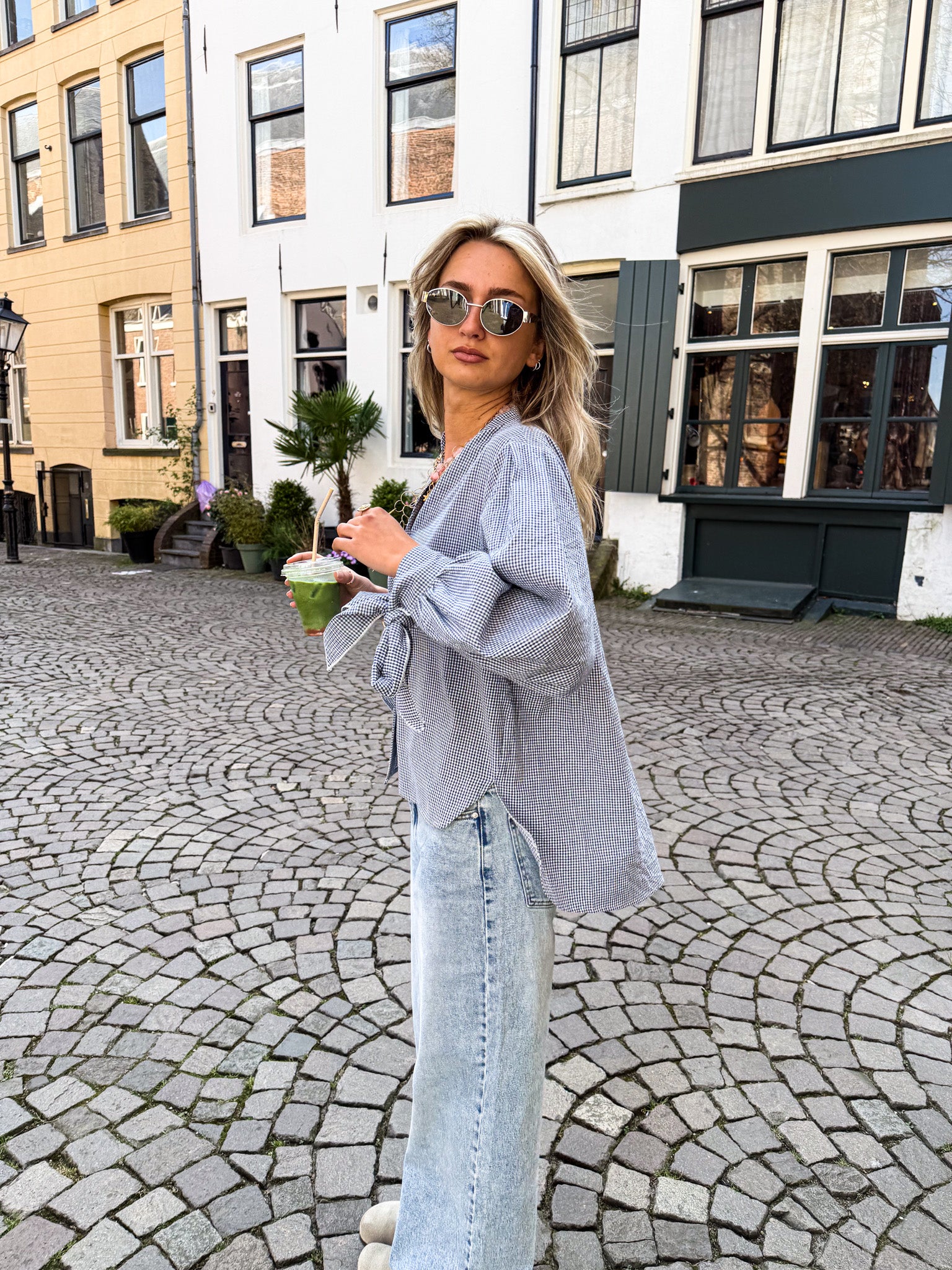 Reims Soft Blouse Blue