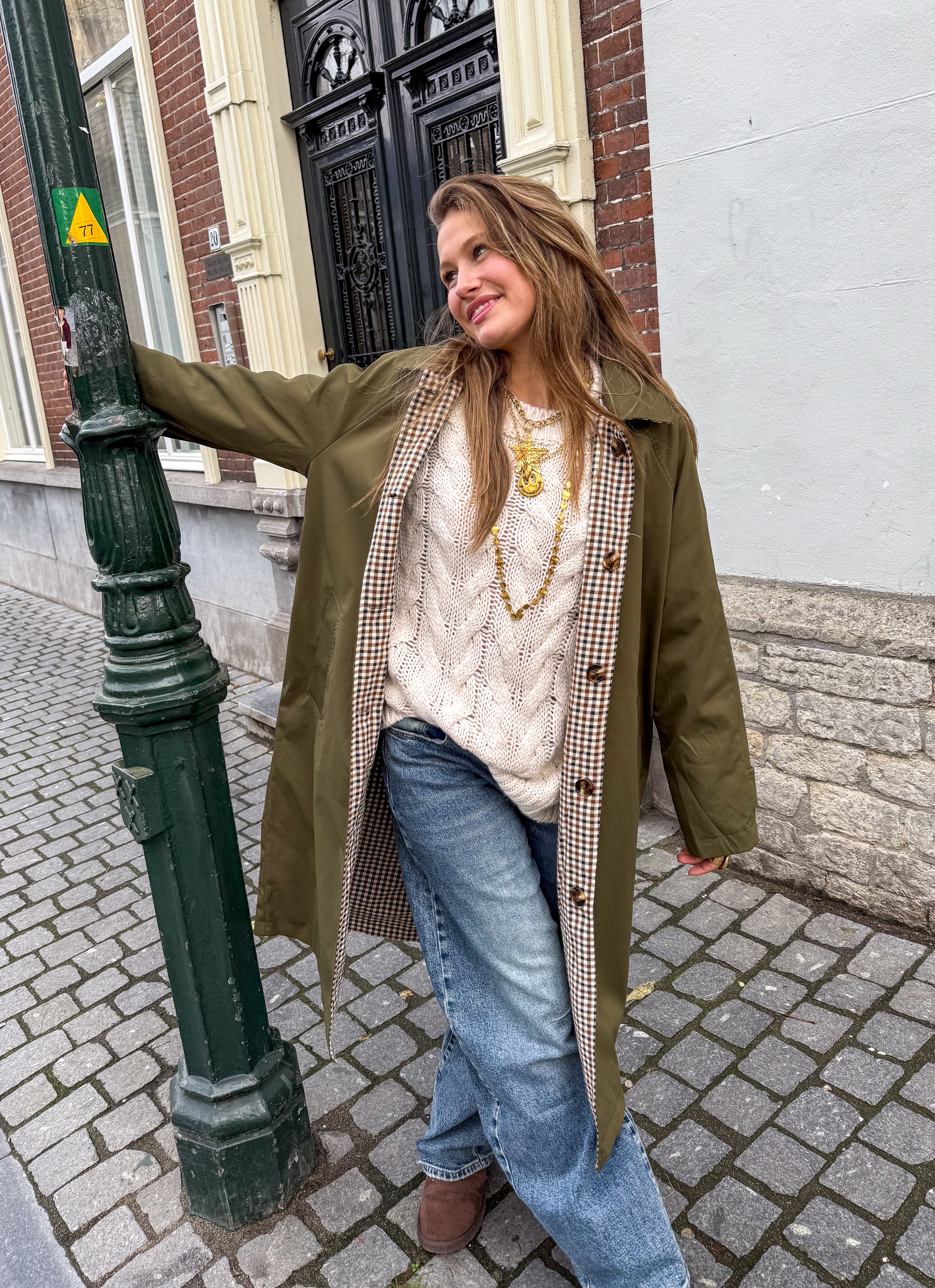 Reversible Trenchcoat Khaki