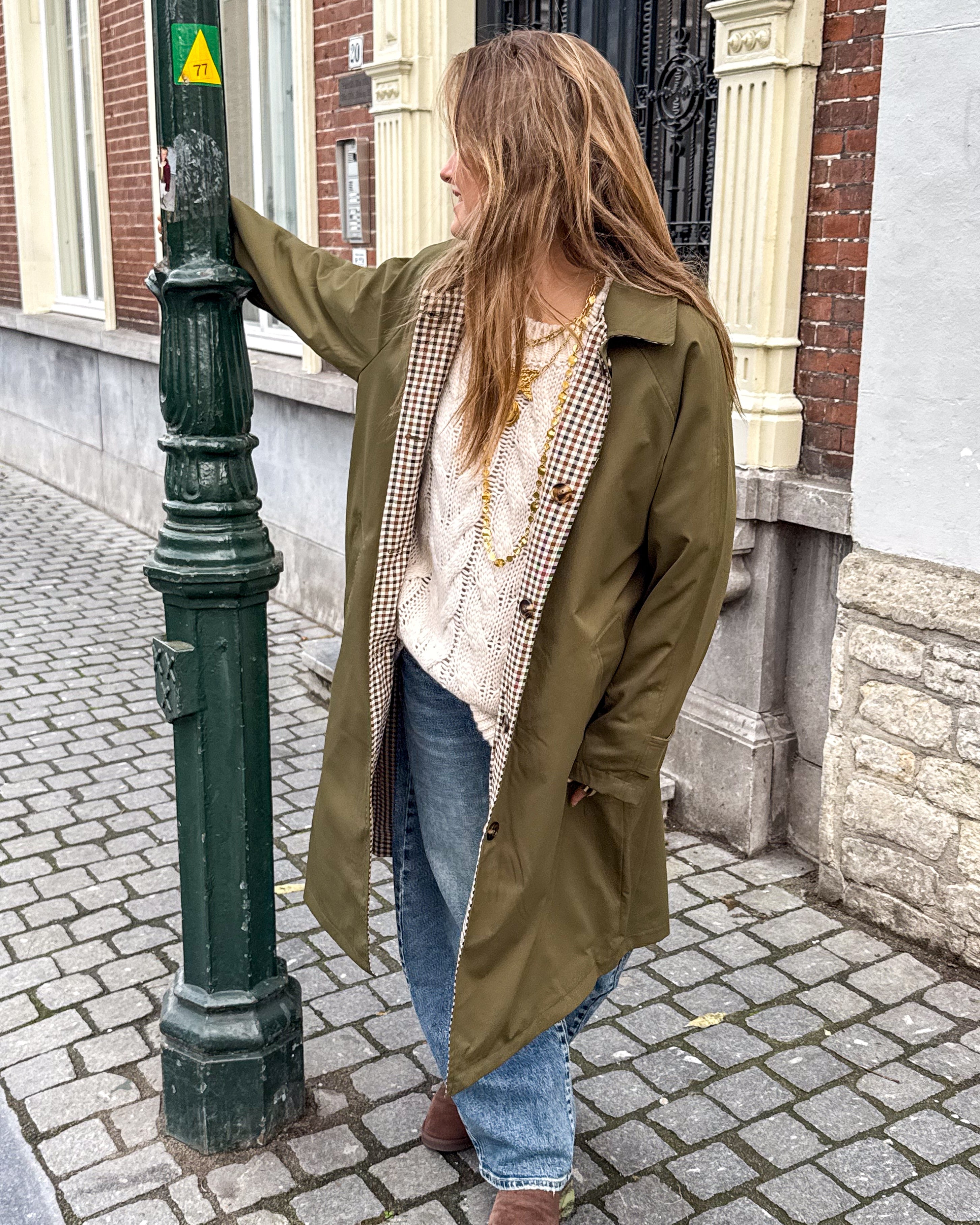 Reversible Trenchcoat Khaki