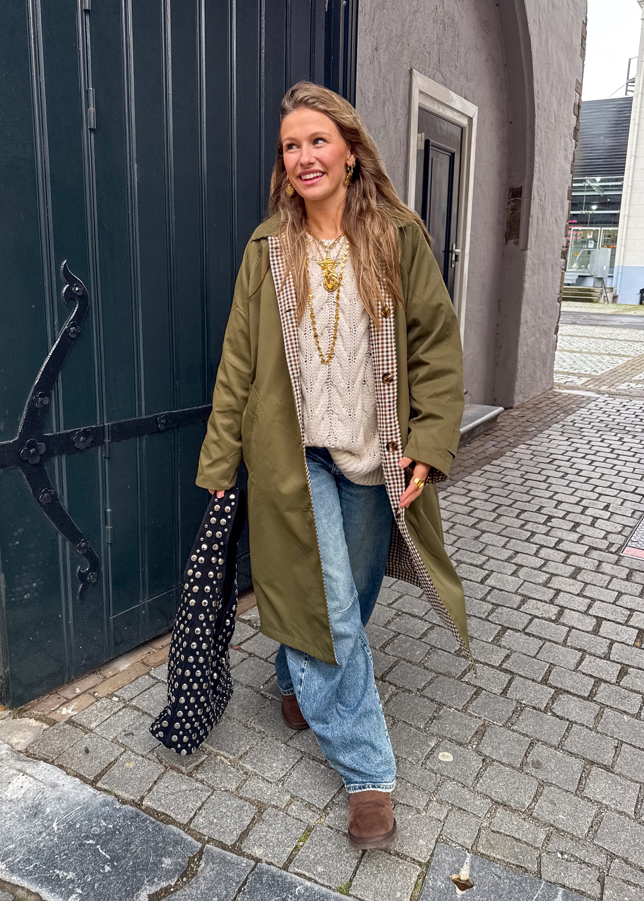 Reversible Trenchcoat Khaki