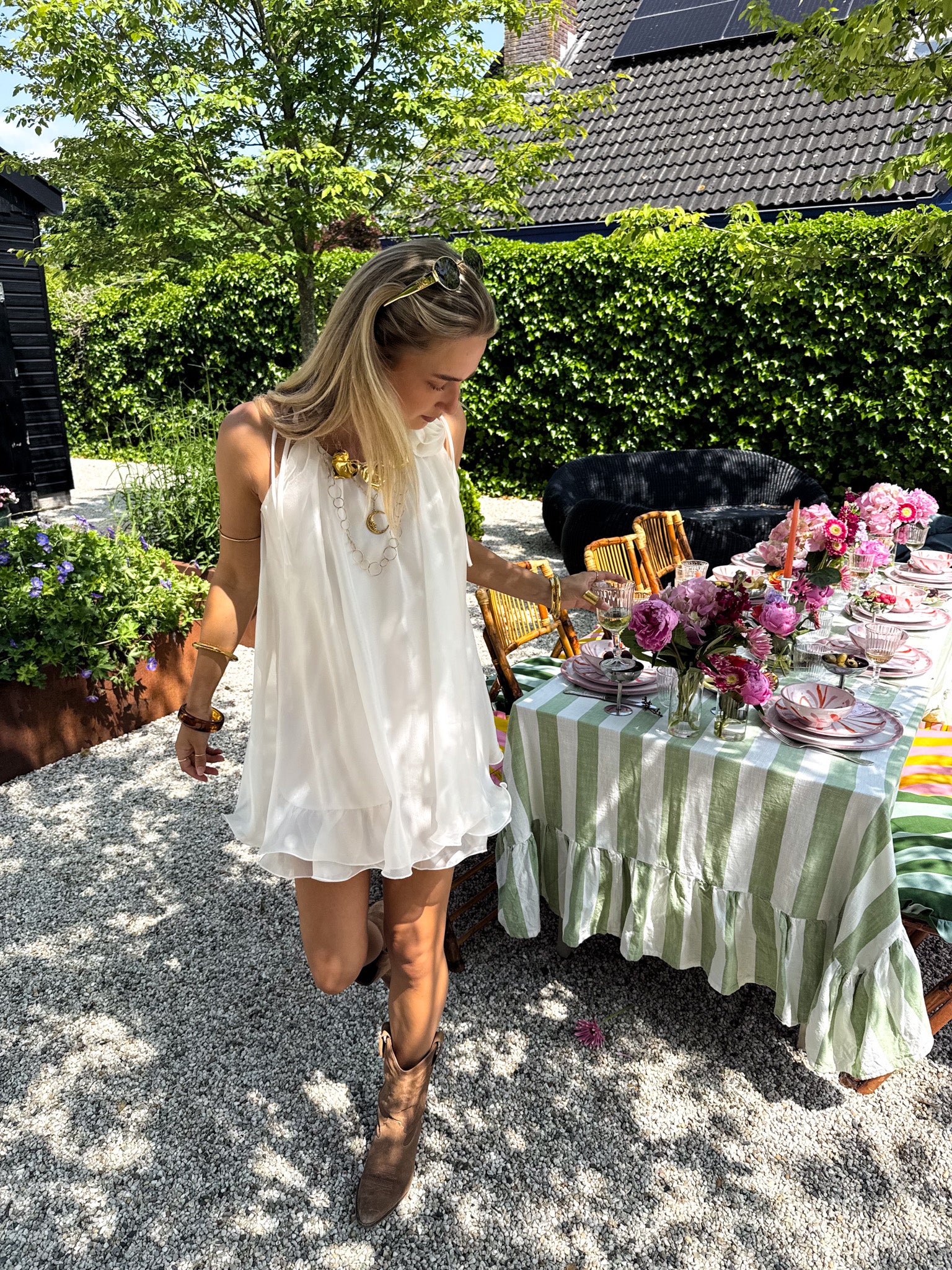 Solene Dress Creme