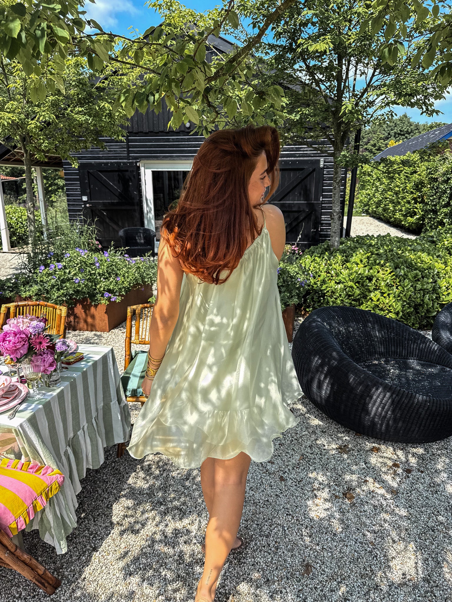 Solene Dress Green
