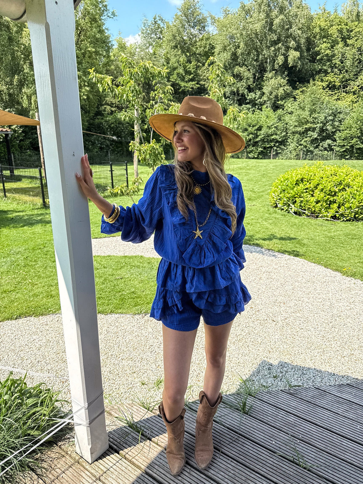 Talamanca Blouse | Blue