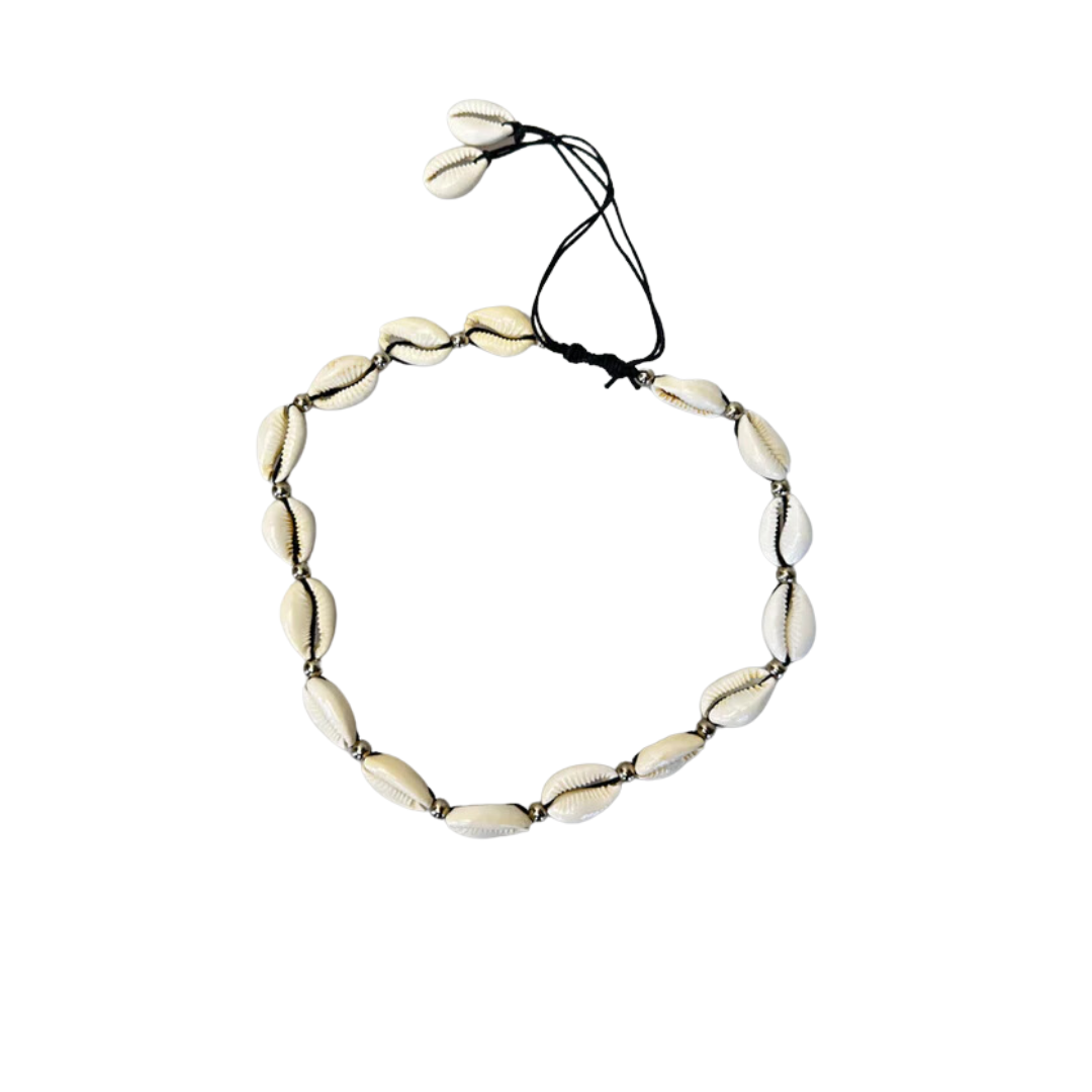 Seashell Necklace -black