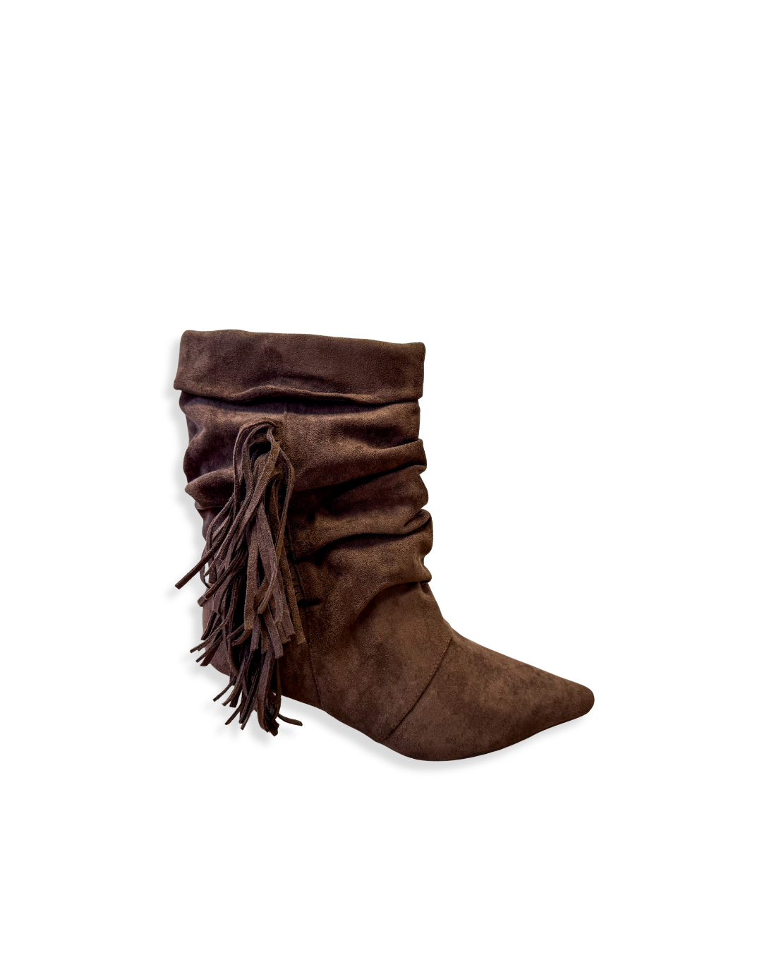 Slouchy Franje Laars | Brown