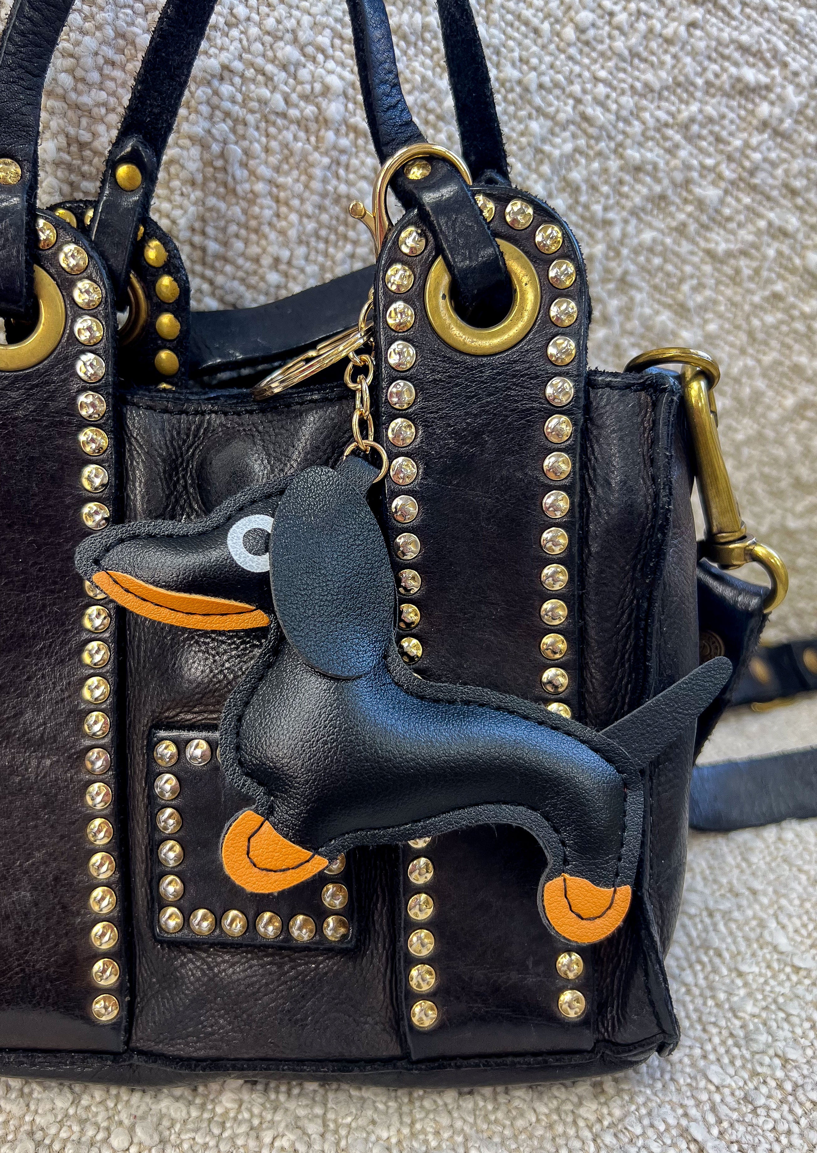 Teckel Bagcharm Black