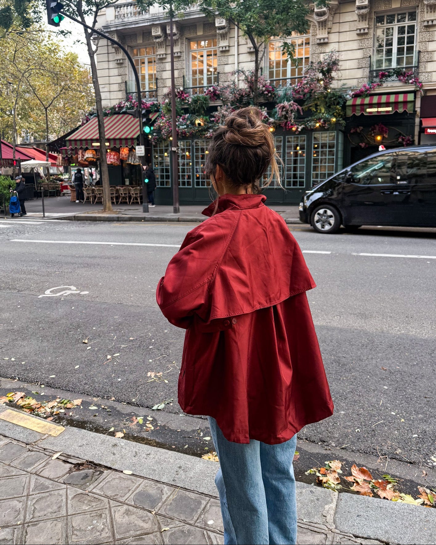 Alain Trenchcoat Red