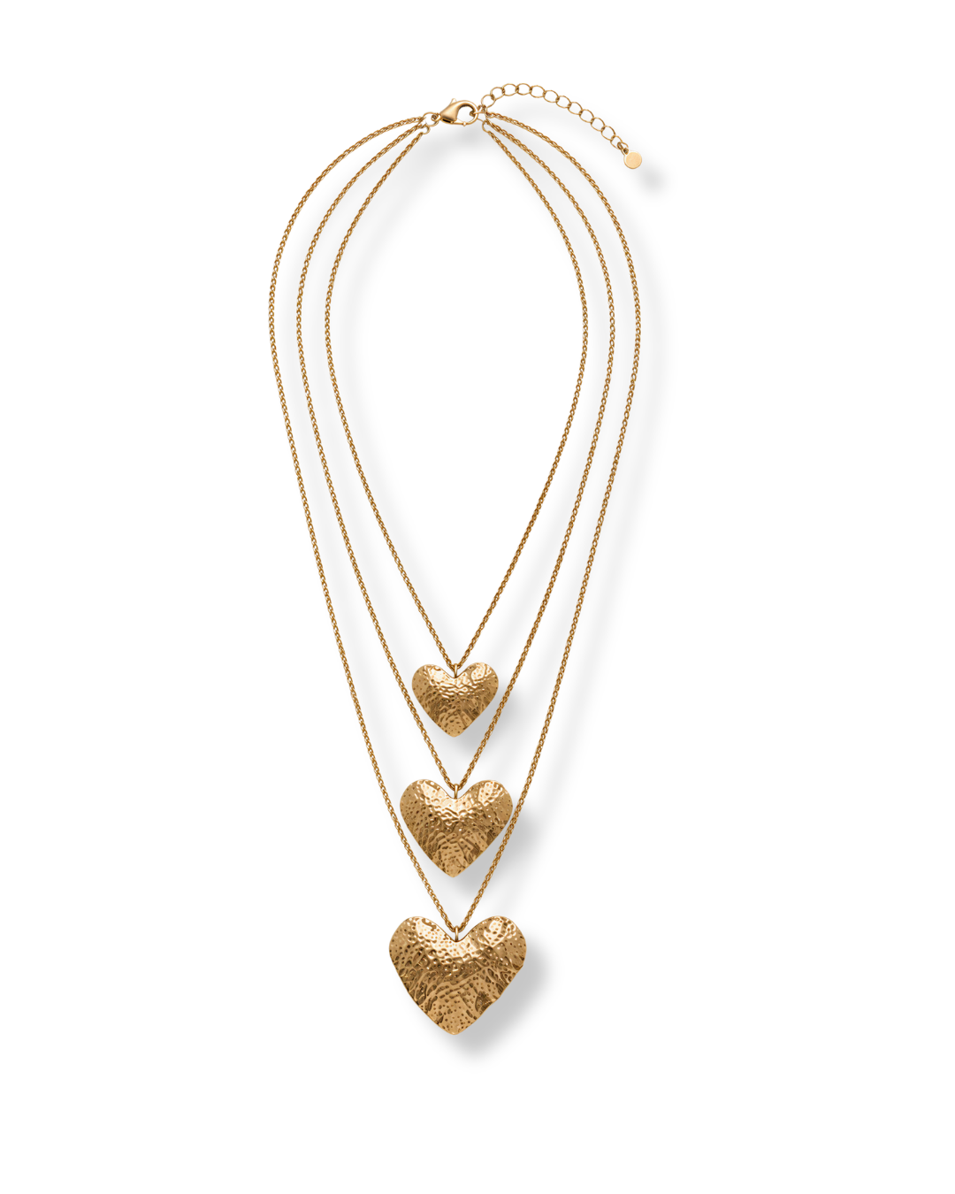 Amour Trio Ketting | Gold