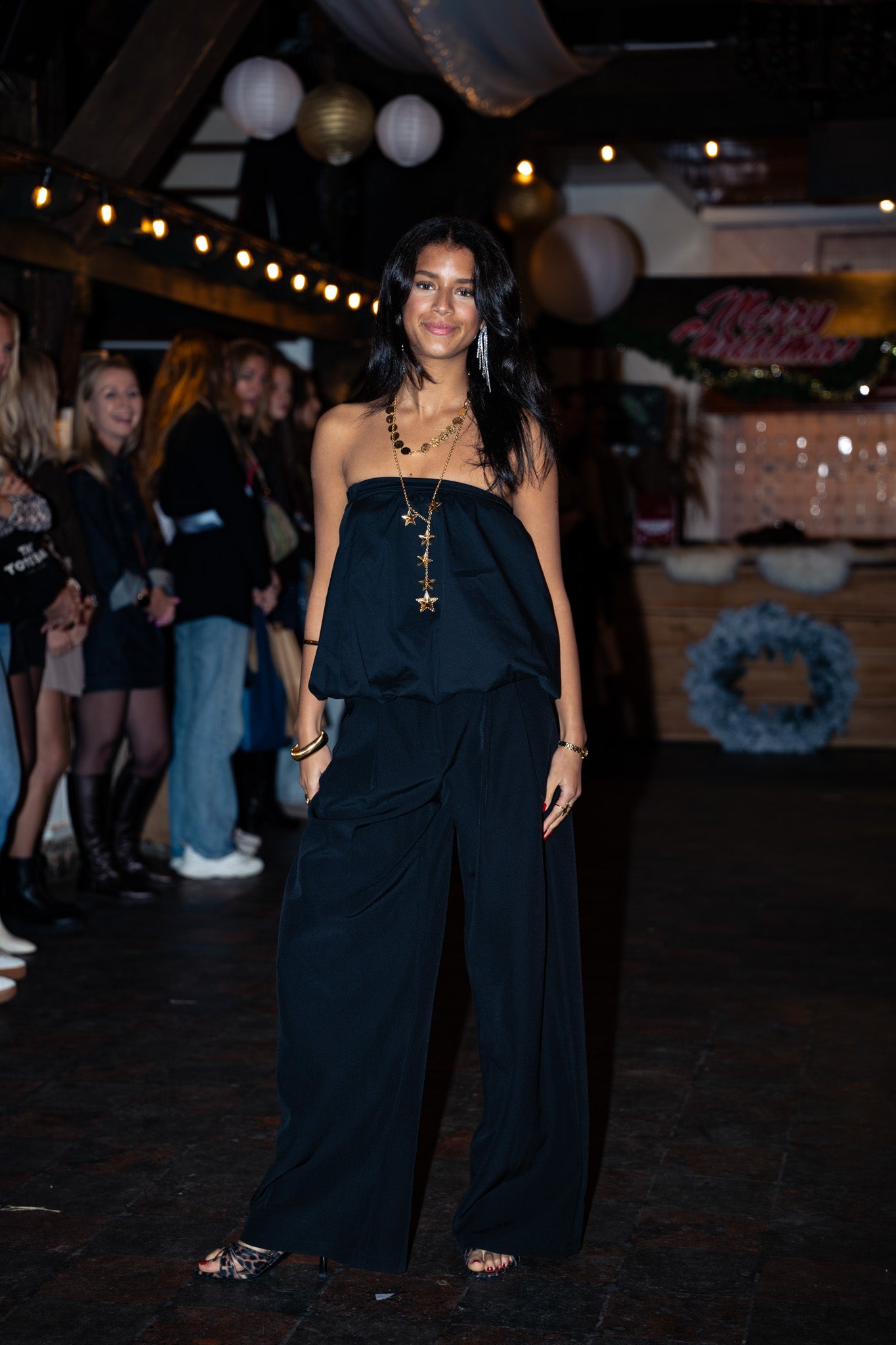 Ash Bandeau Top Black