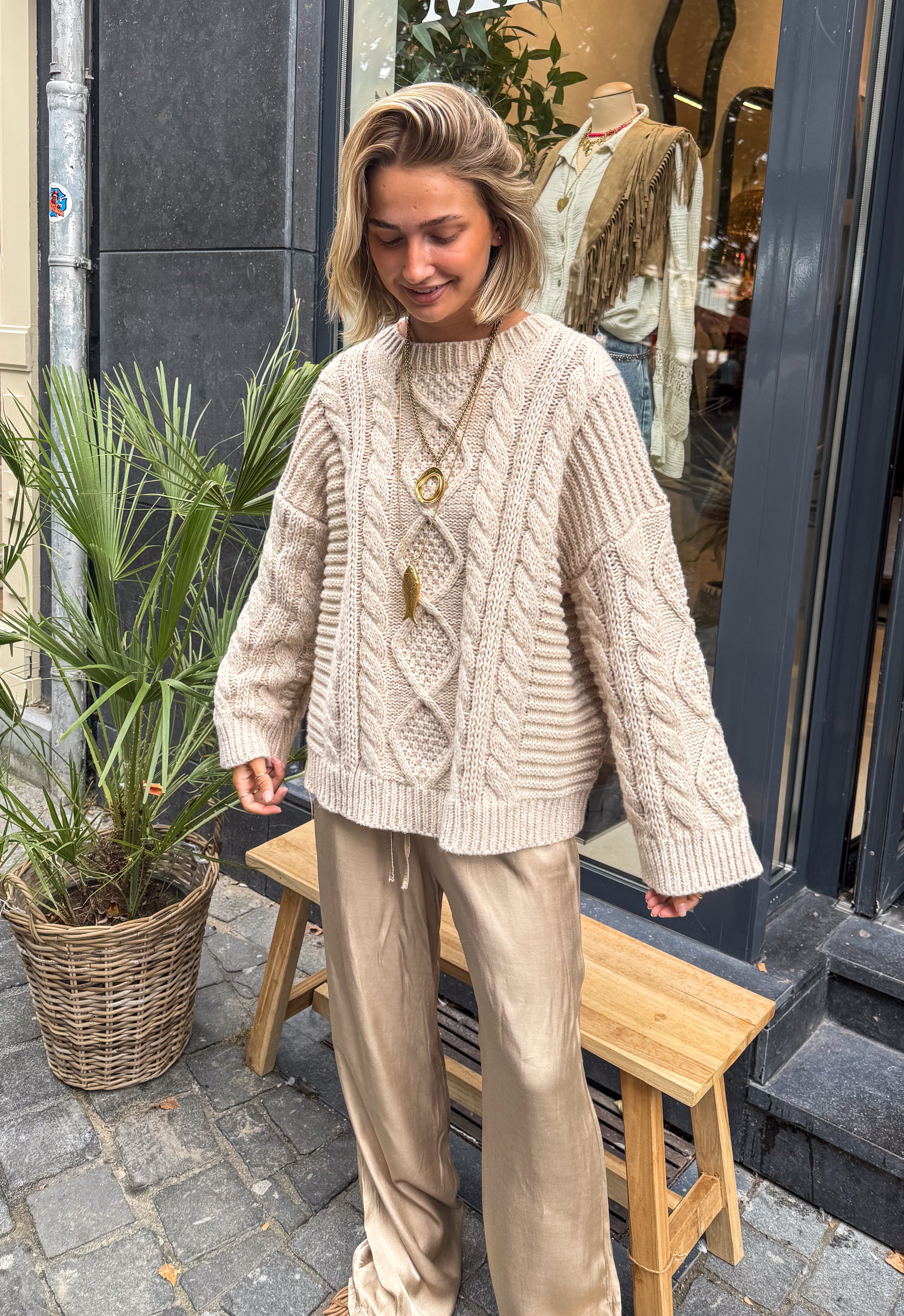 Aspen Knit Beige
