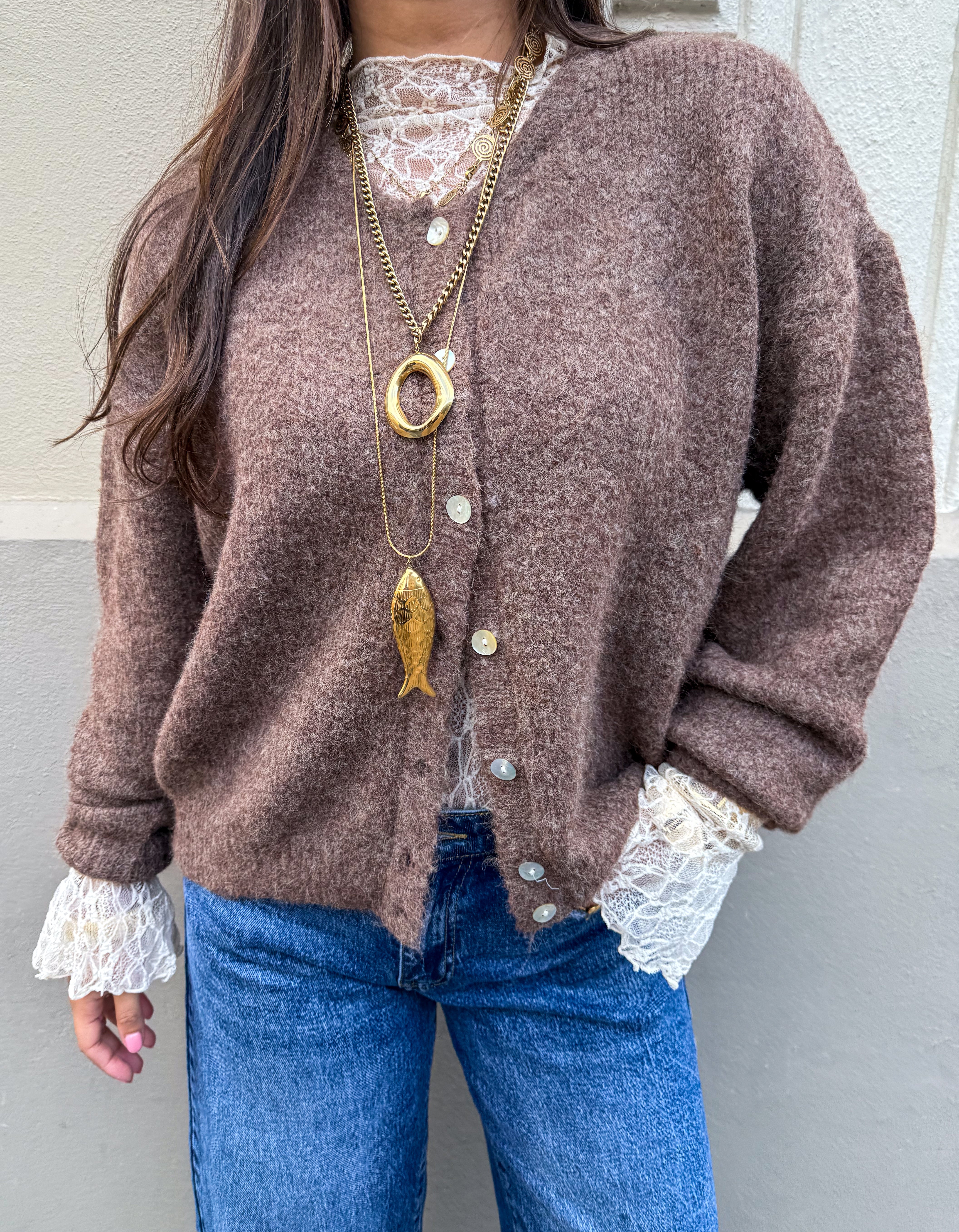 Aurora Vest Brown