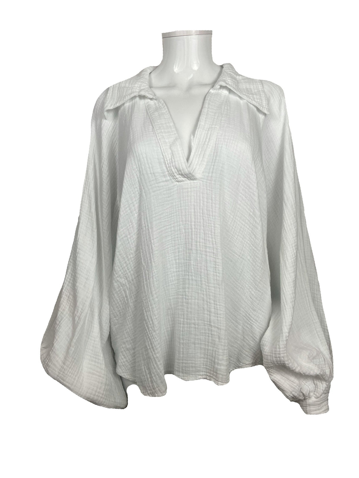 Doutzen Balloon Blouse | Ecru