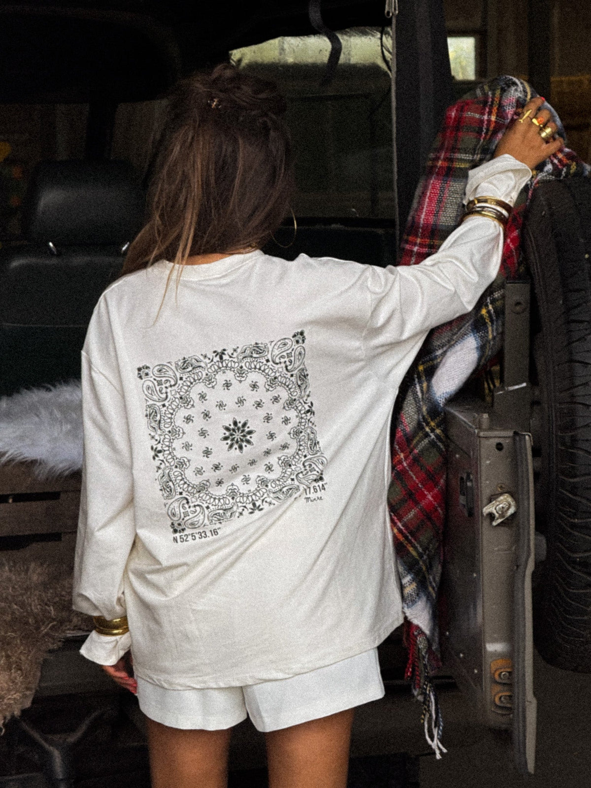 Bandana Longsleeve Shirt Print | Army