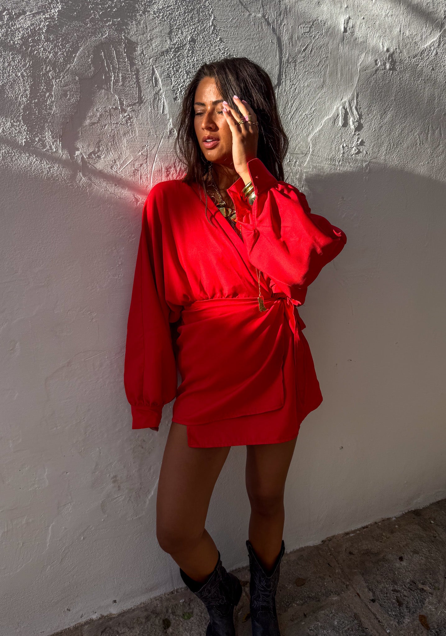 Beau Dress Red