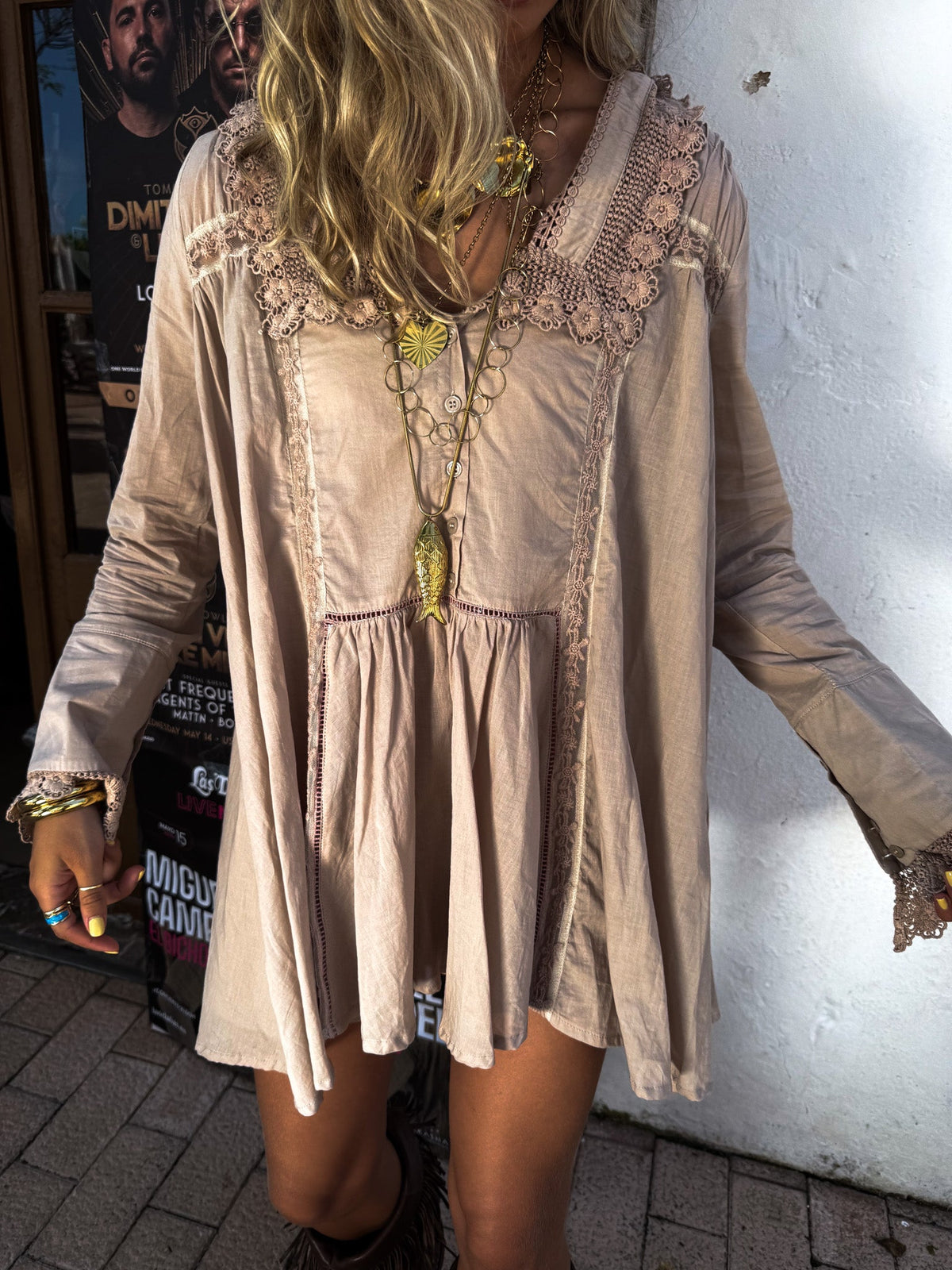 Beso Jurk | Taupe