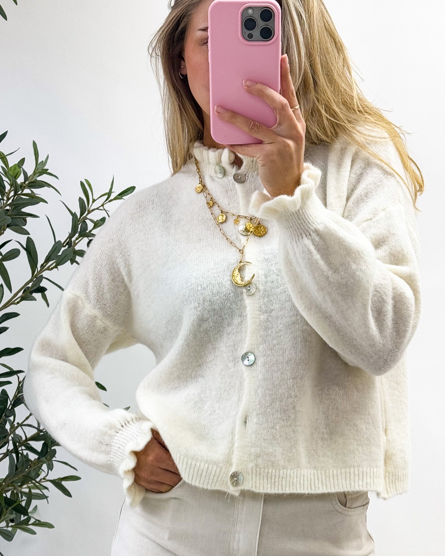Bilbao Vest Off White