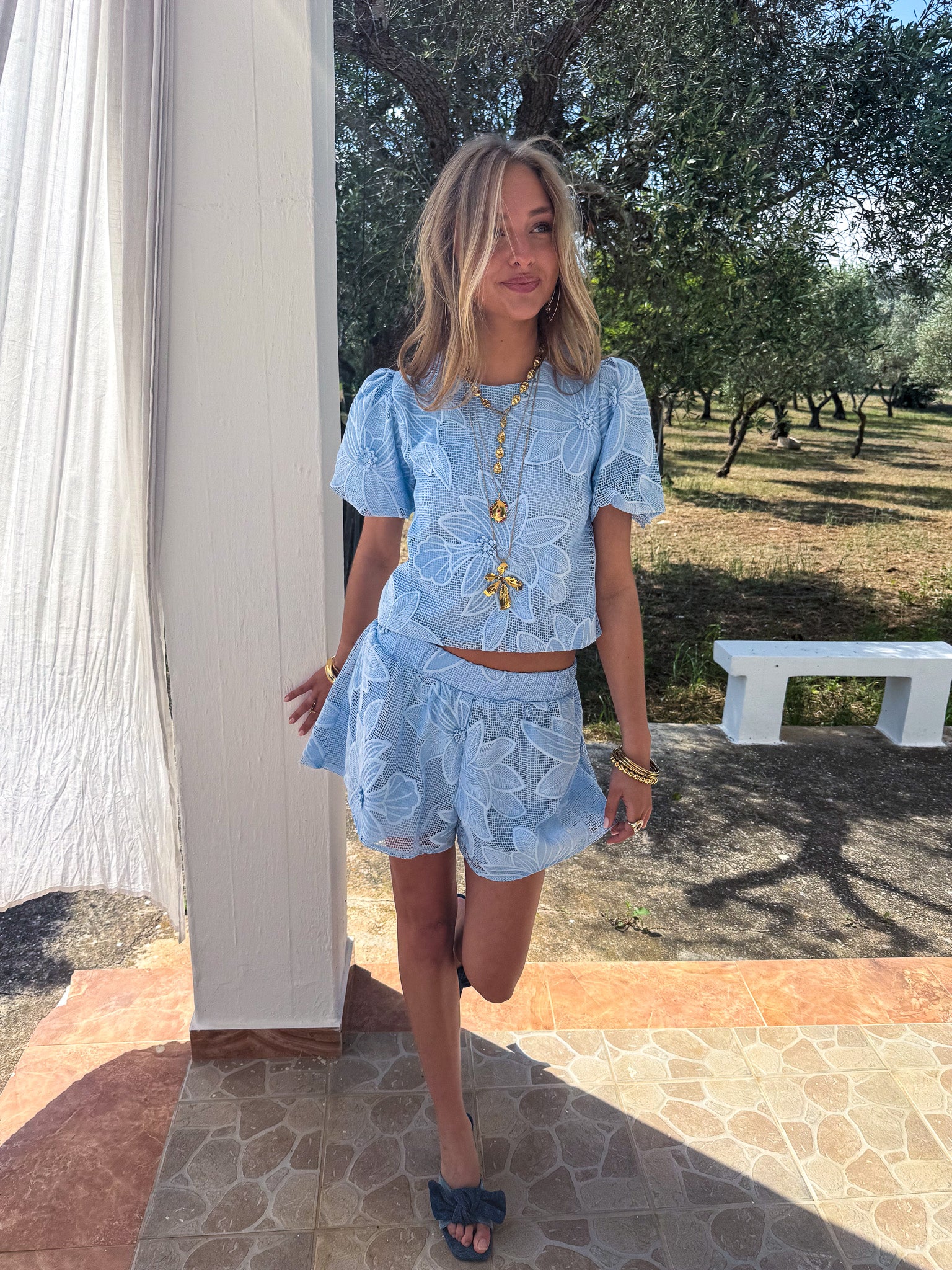 Billie Short Blauw
