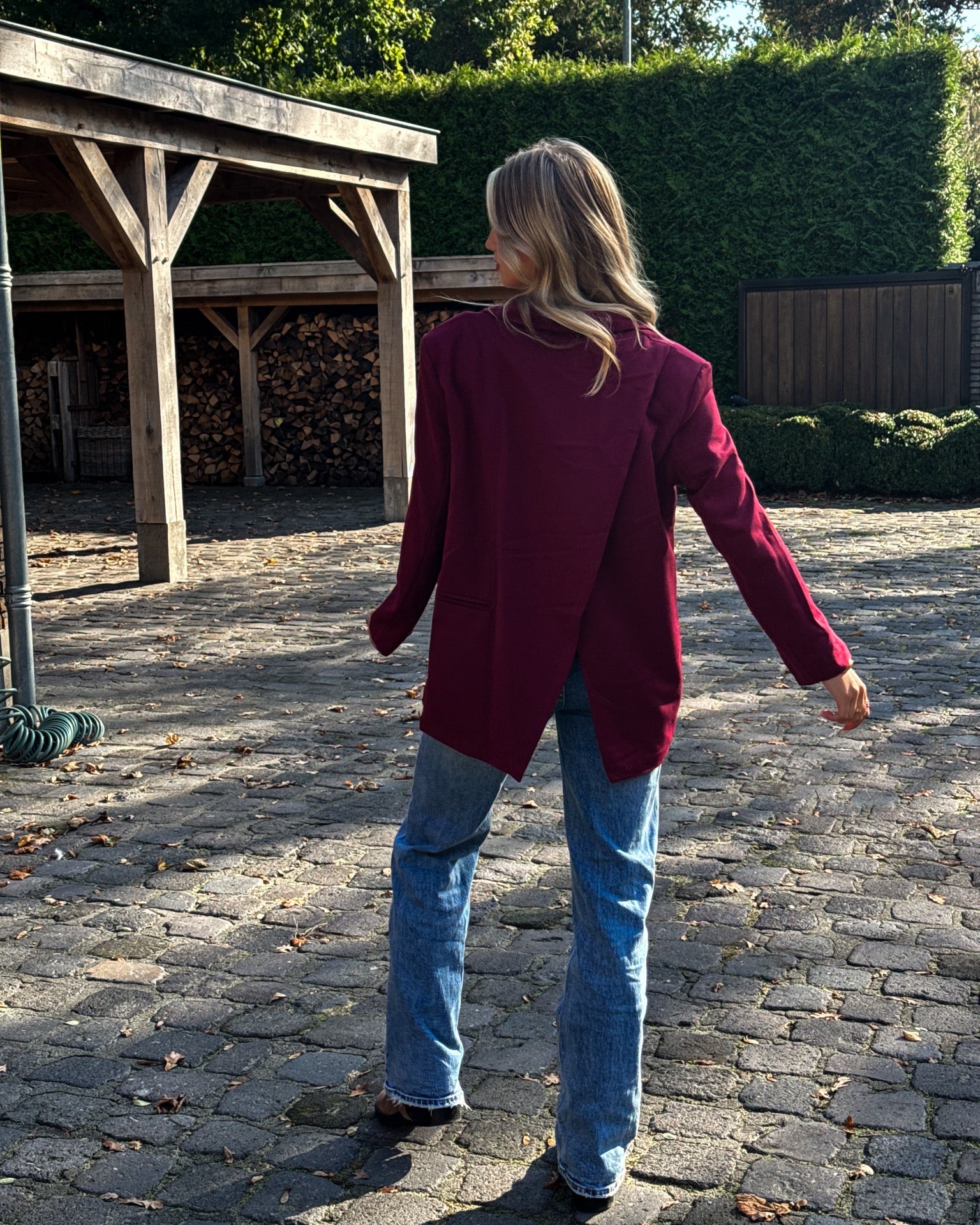 Blair Blazer Bordeaux