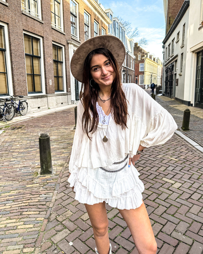 Sunkissed Skort White