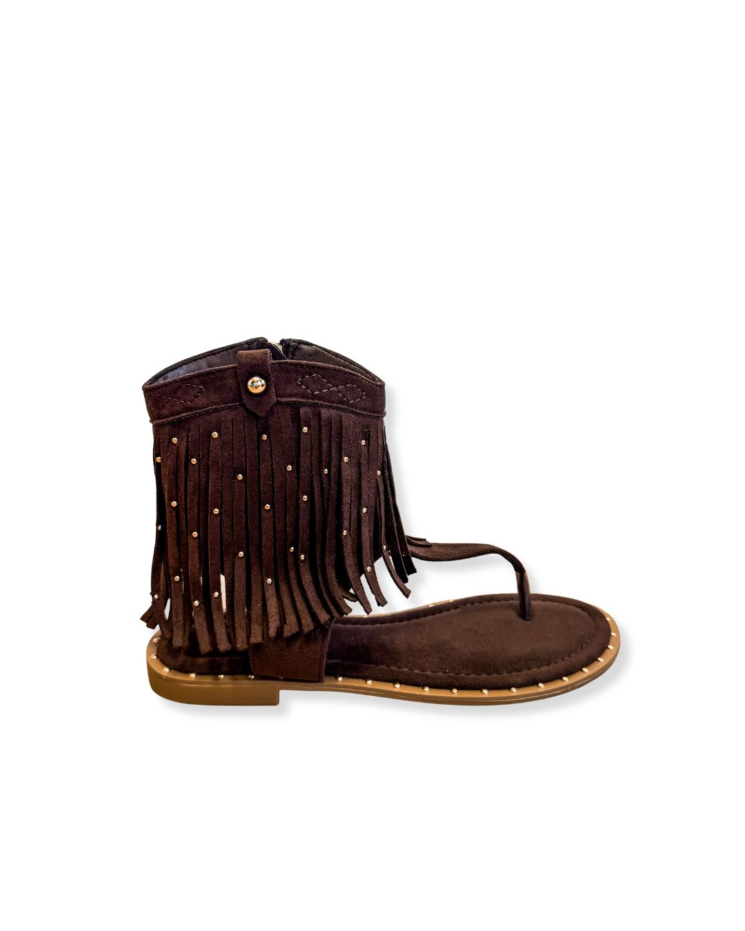 Boho Franje Sandalen | Brown