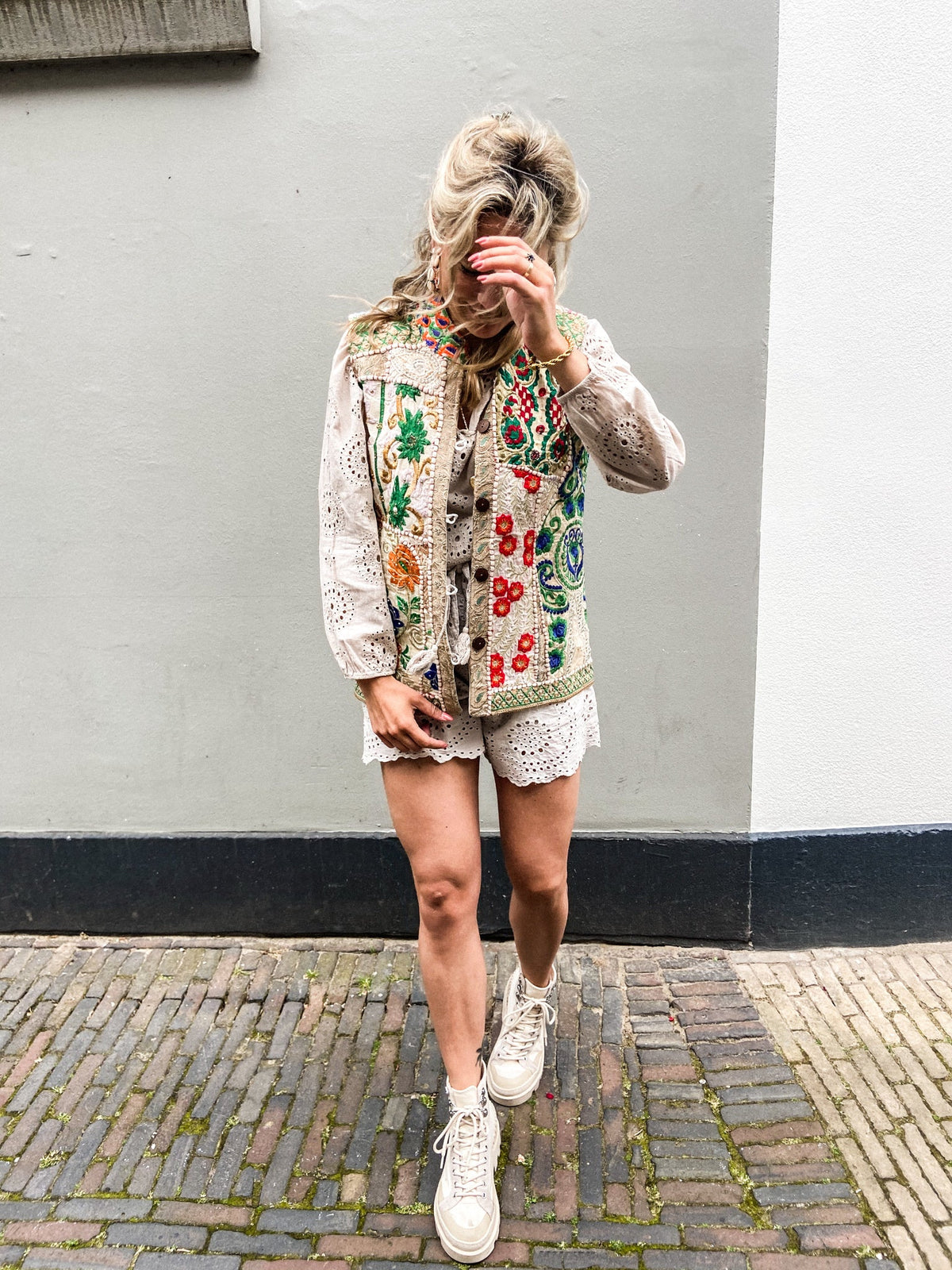 Bonita Gilet | Ecru