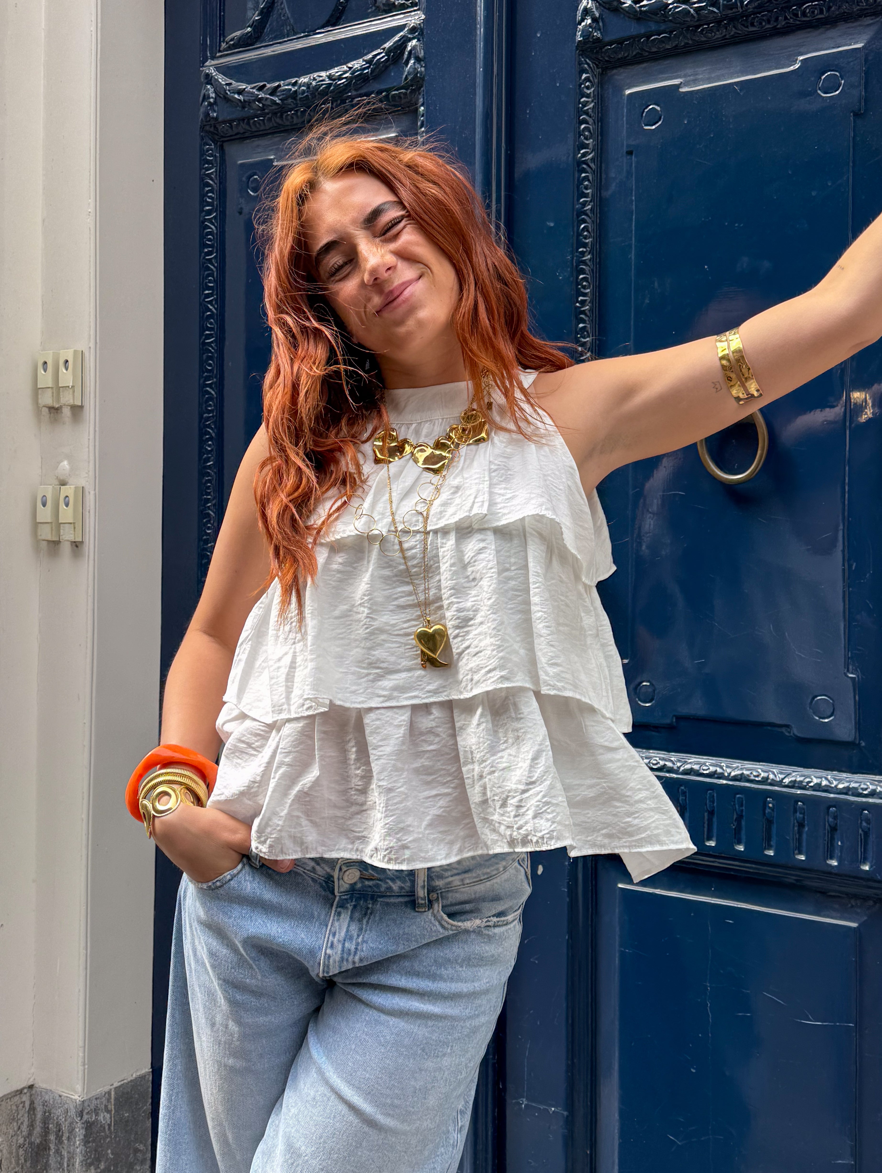 Breeze Halter Top White