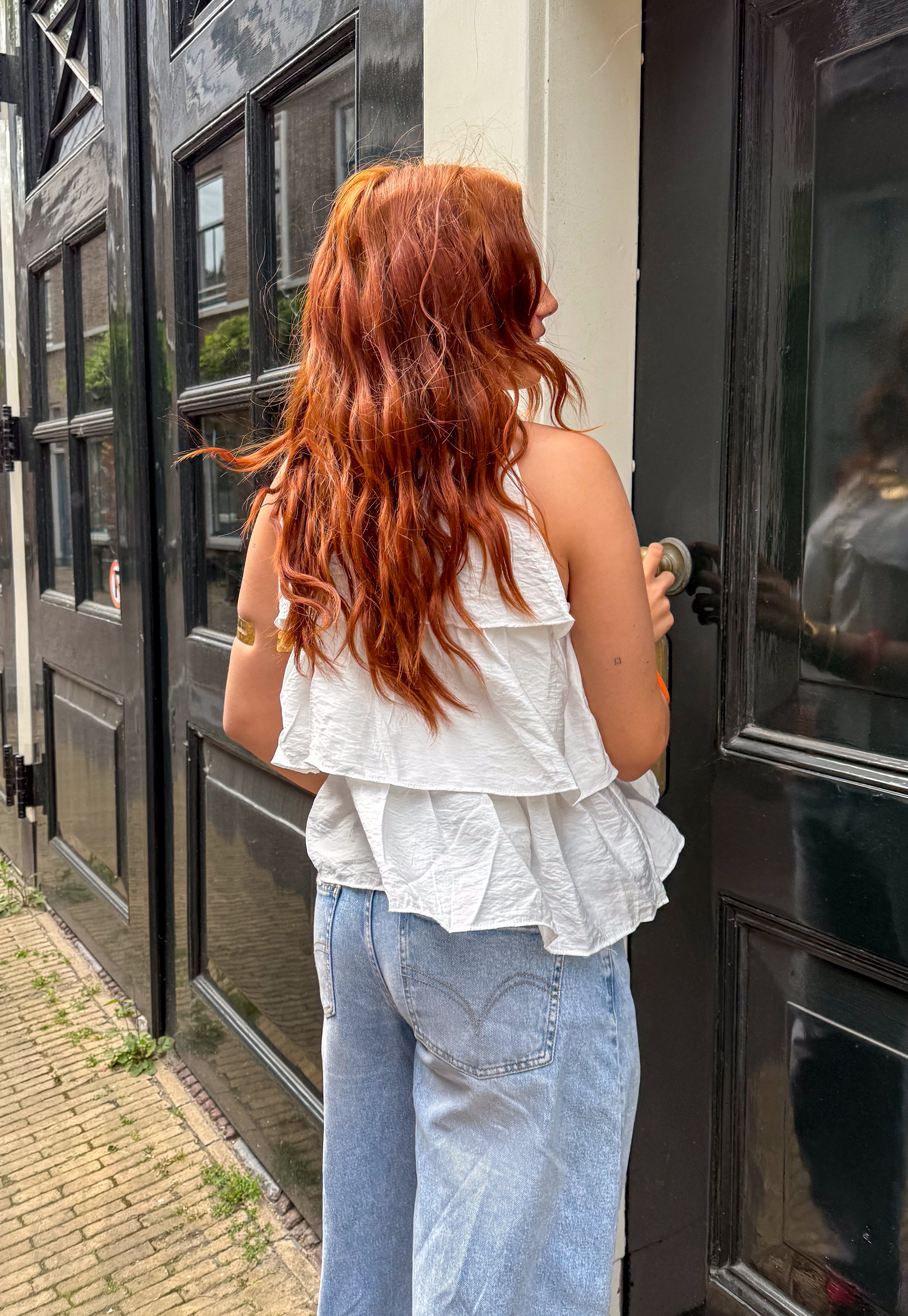 Breeze Halter Top White