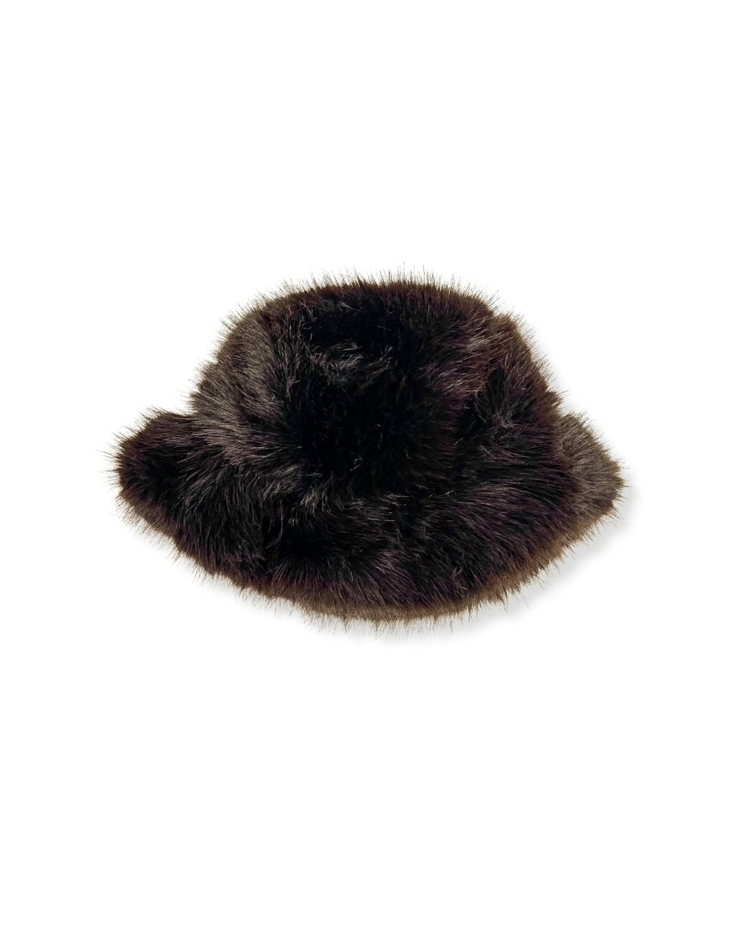 Bucket Hat Fluffy Brown
