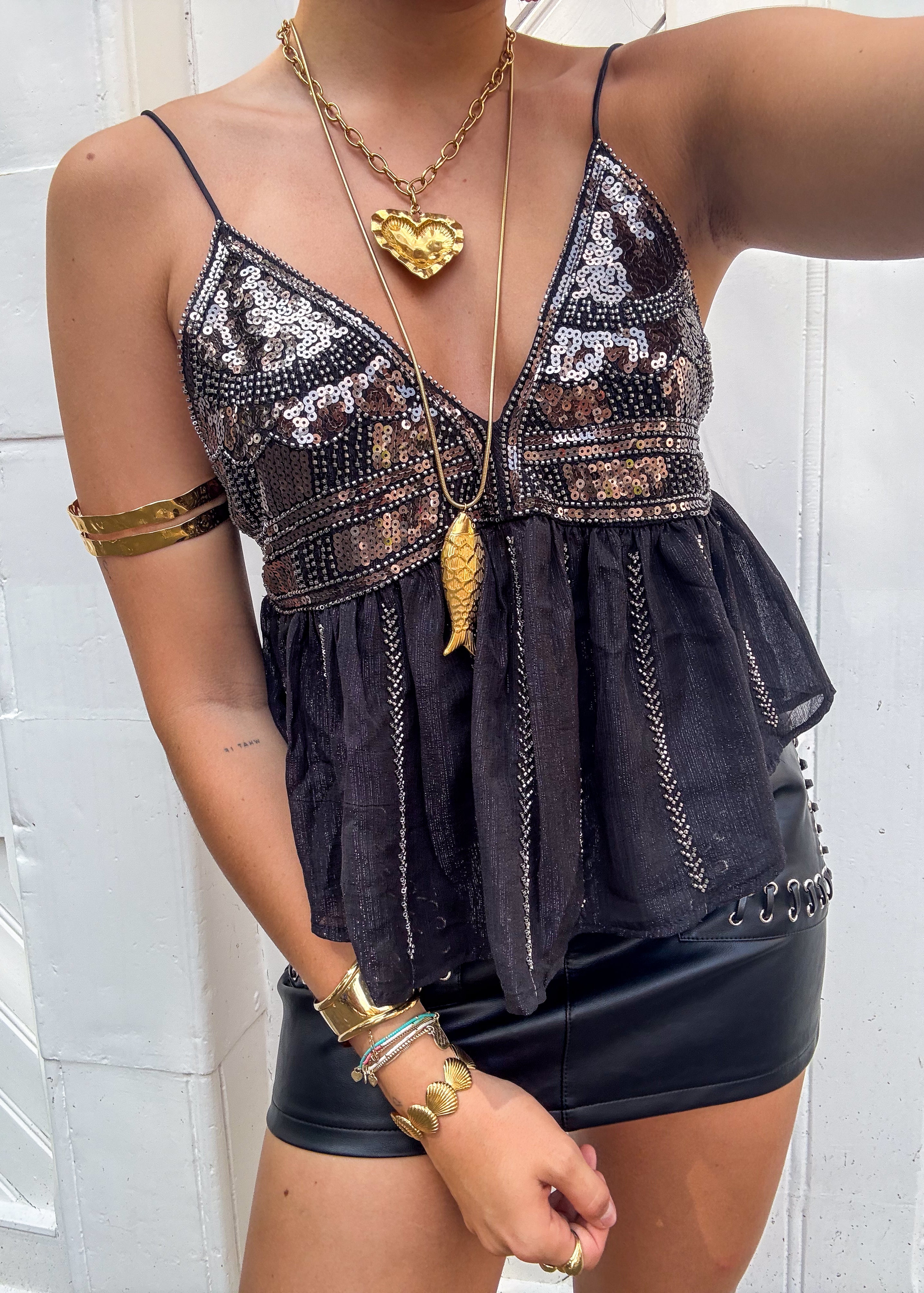 Butterfly Top Black