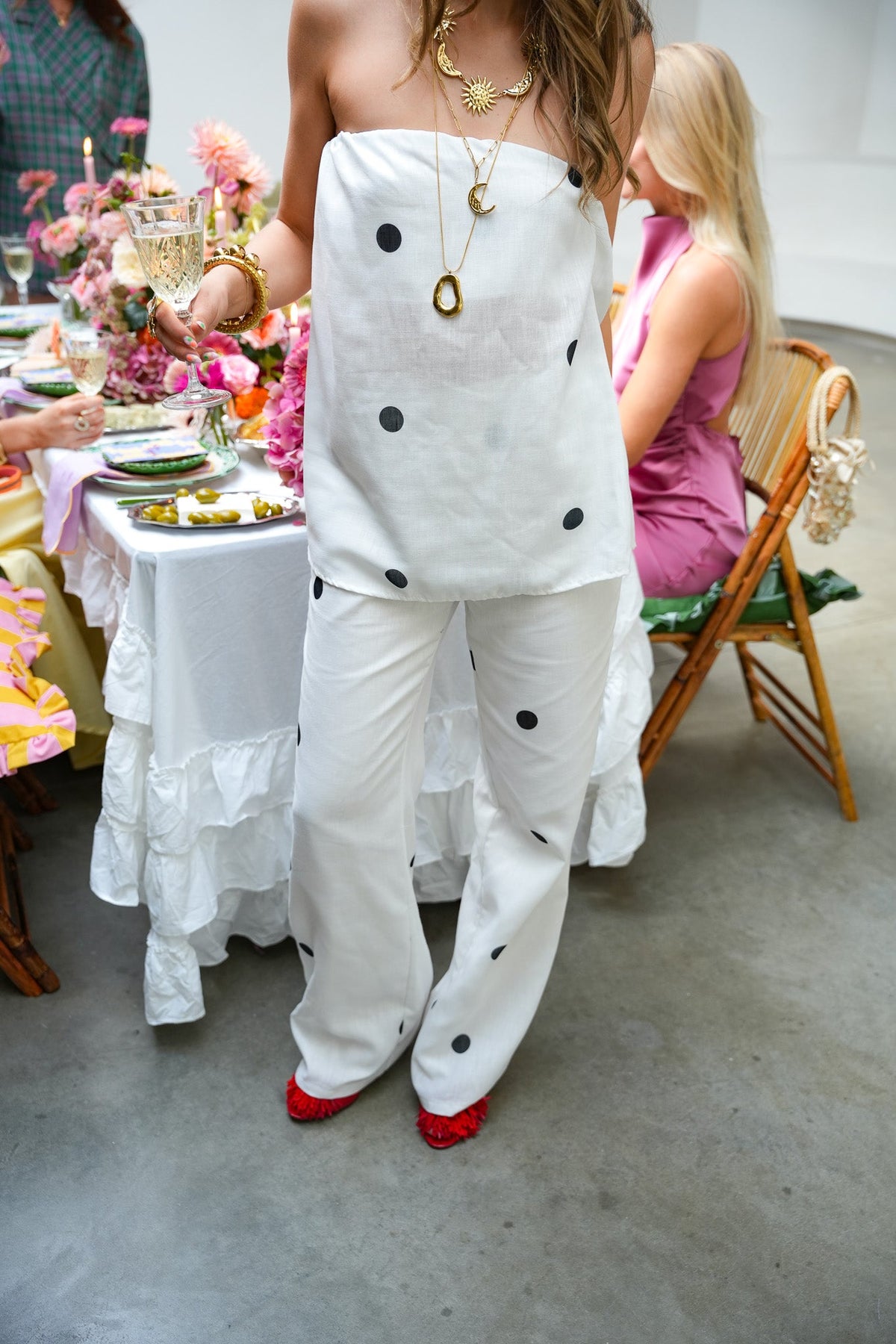 Libby Stippen Pantalon | White