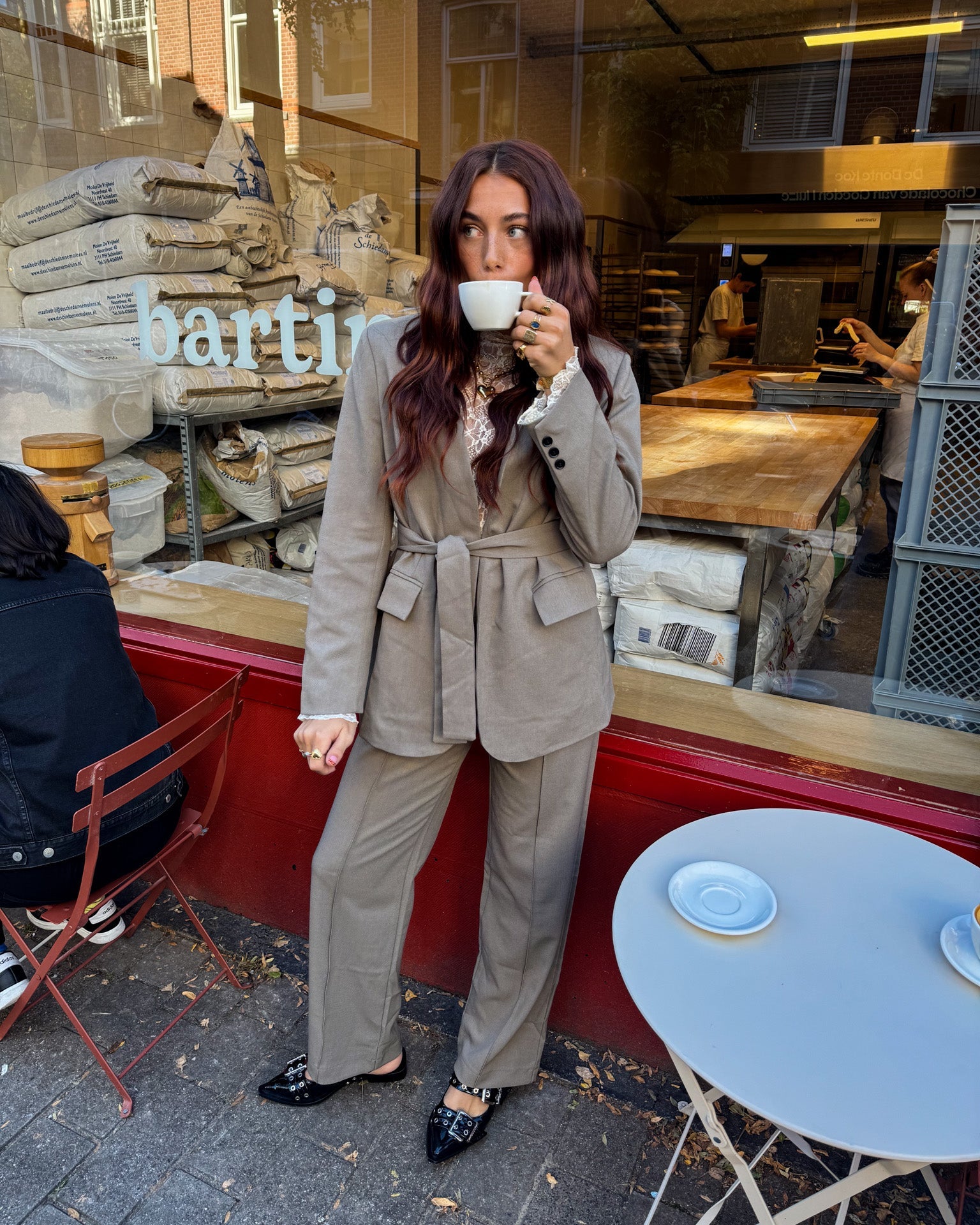 Carmen Pantalon Taupe